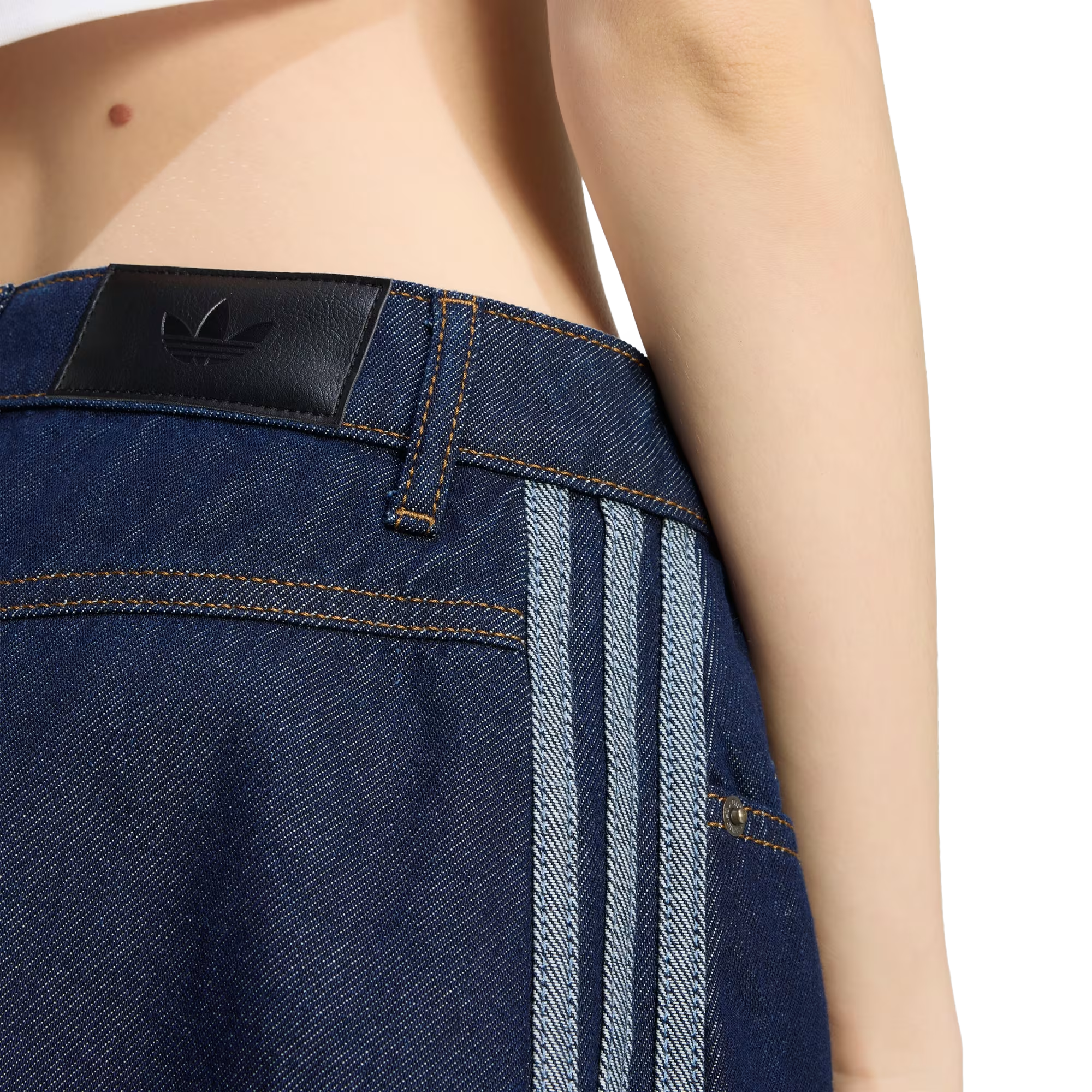 adidas Women's 3S Denim Skirt Inddnm KQ6486