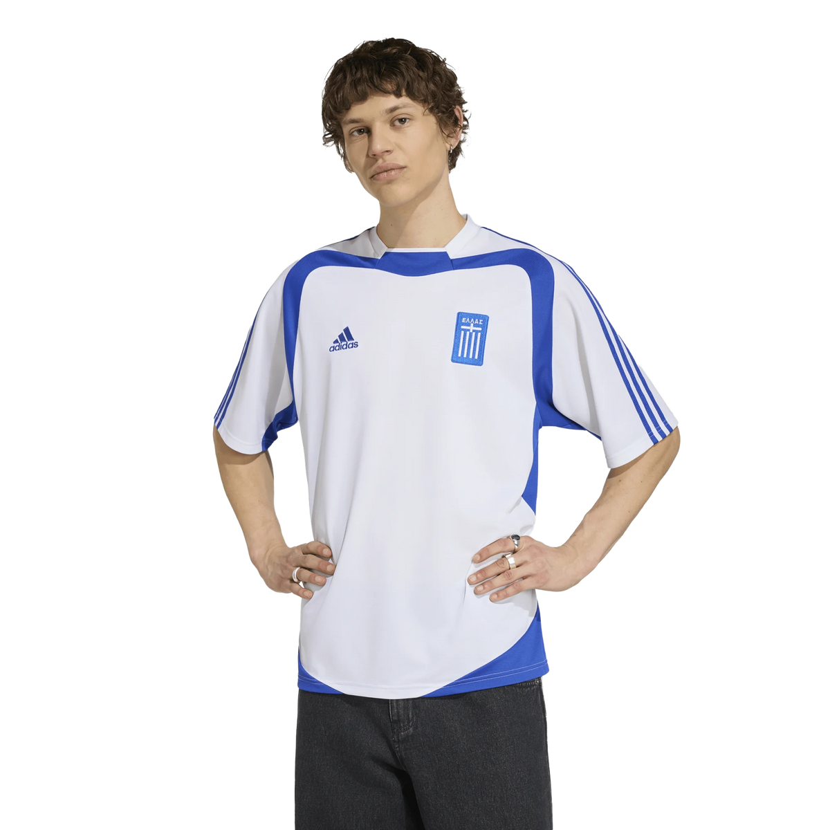 adidas Greece EPO Away Jersey 2004 White KQ9495