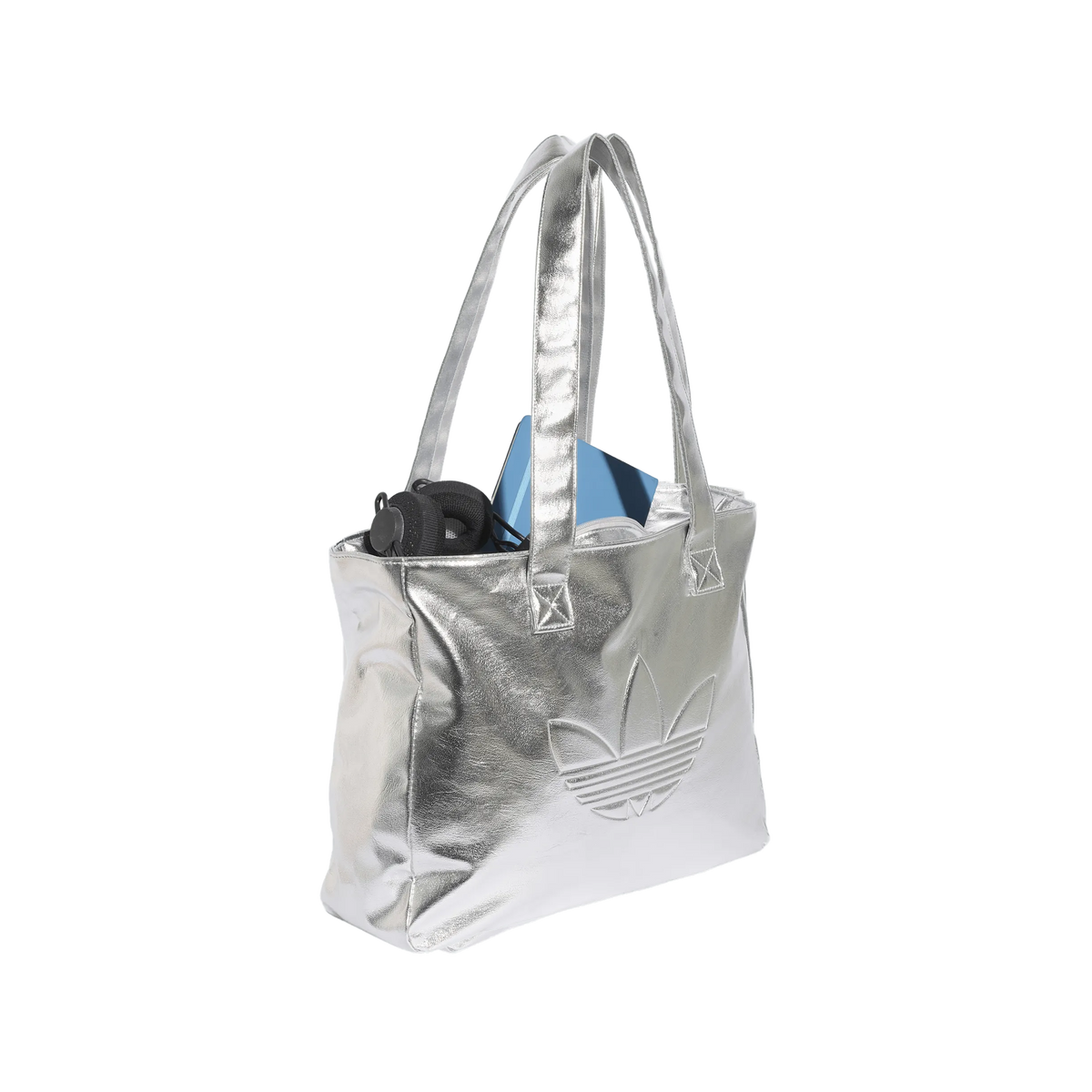 adidas Shopper Tote Metallic Silver KR1566
