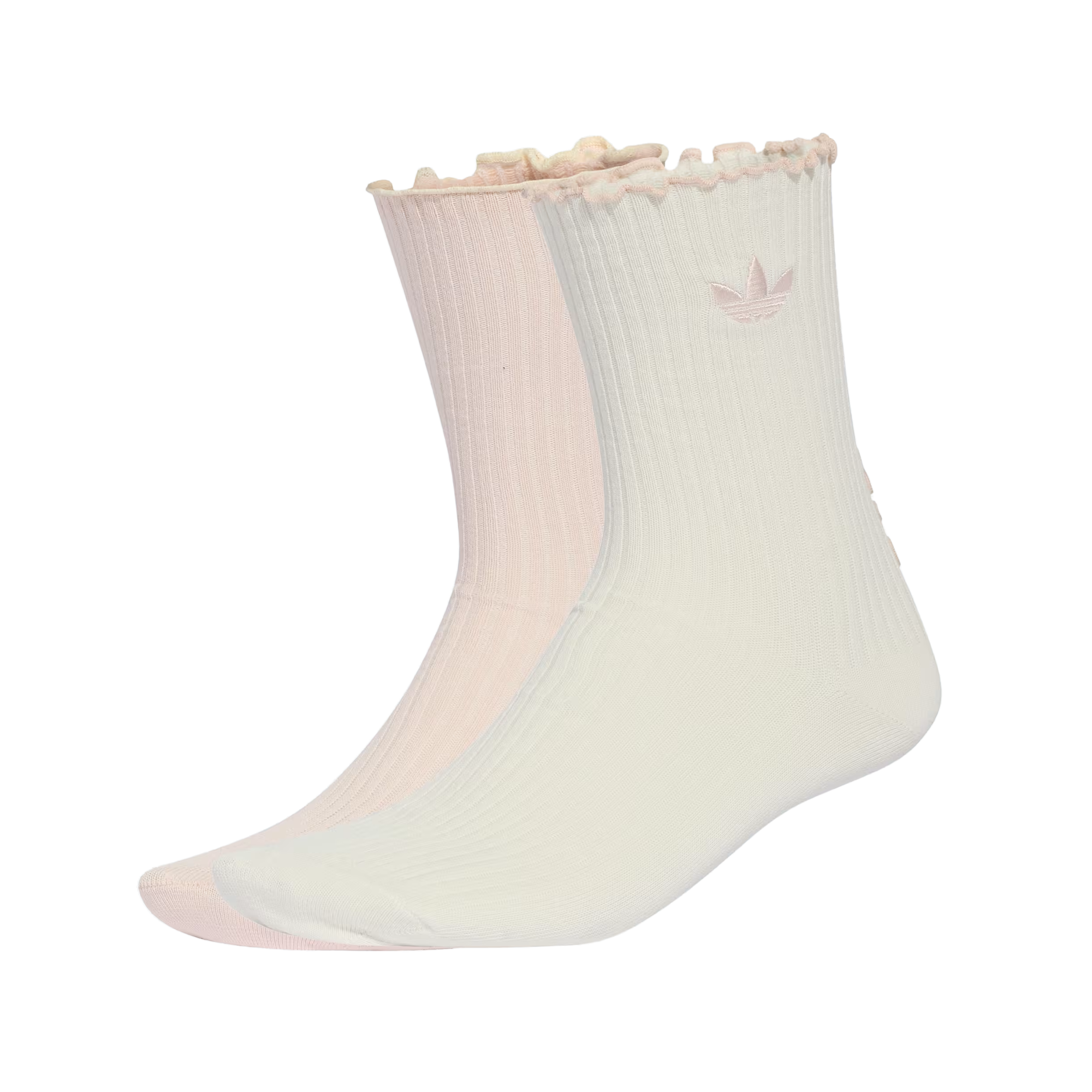adidas Ruffle Crew Socks 2-Pack Owhite/Wonqua KR4221