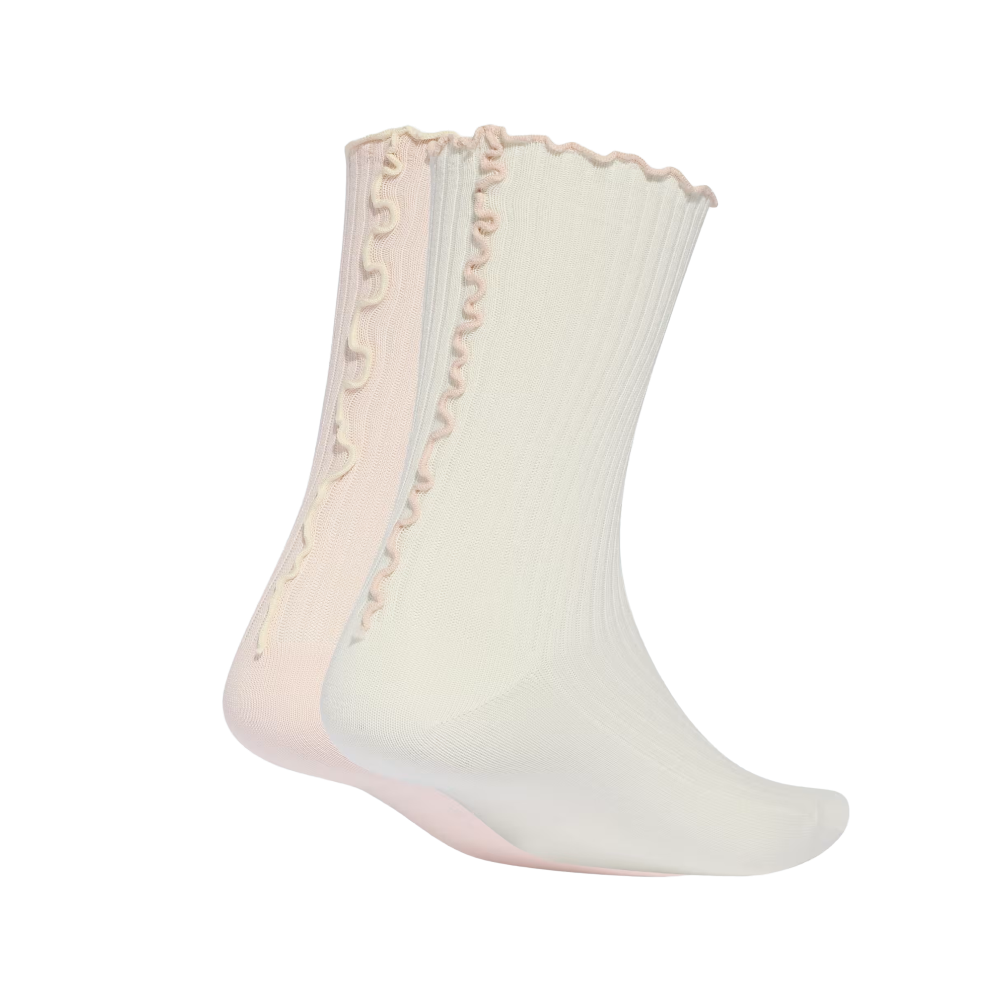 adidas Ruffle Crew Socks 2-Pack Owhite/Wonqua KR4221