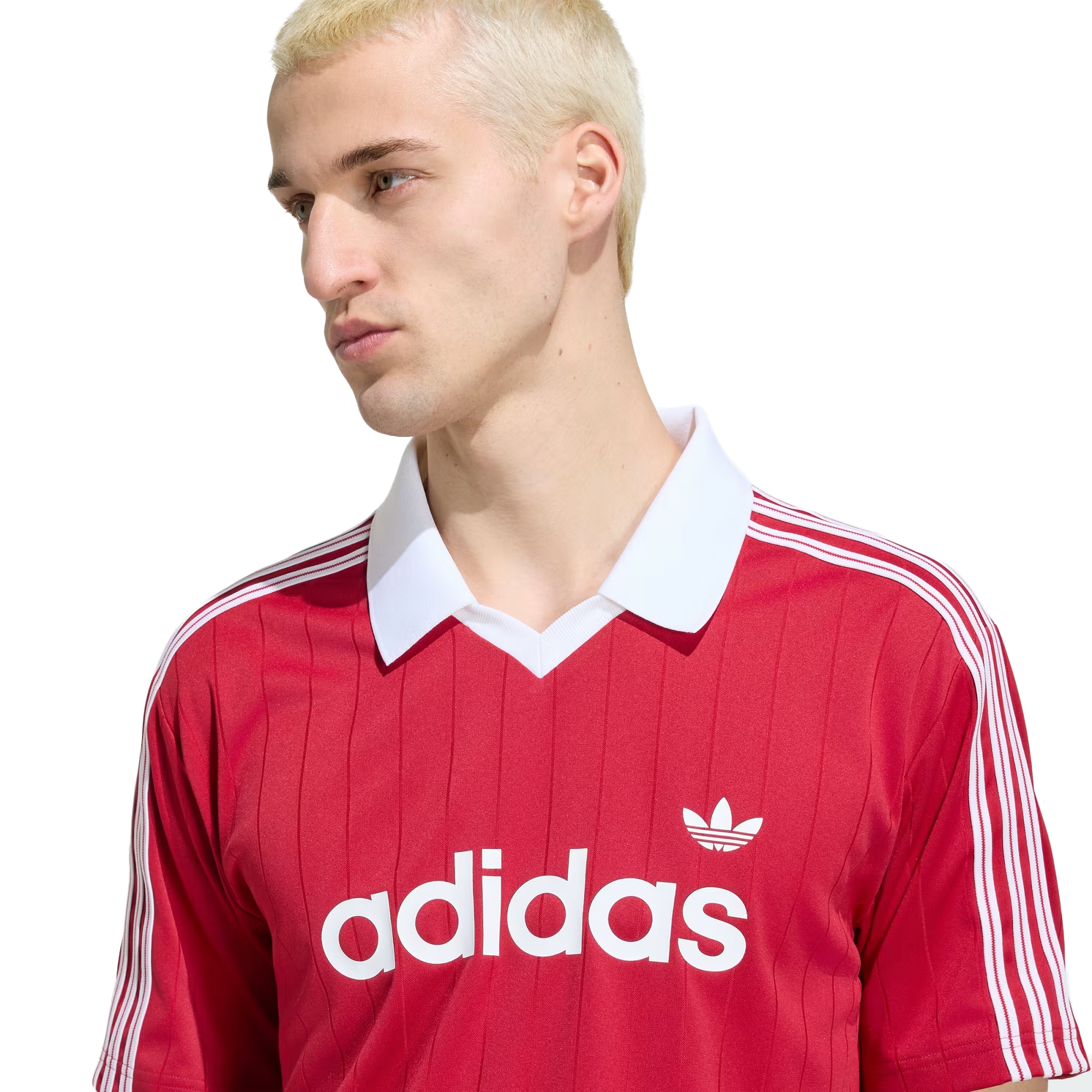 adidas Pinstripe Jersey Tmvire/White KS7455