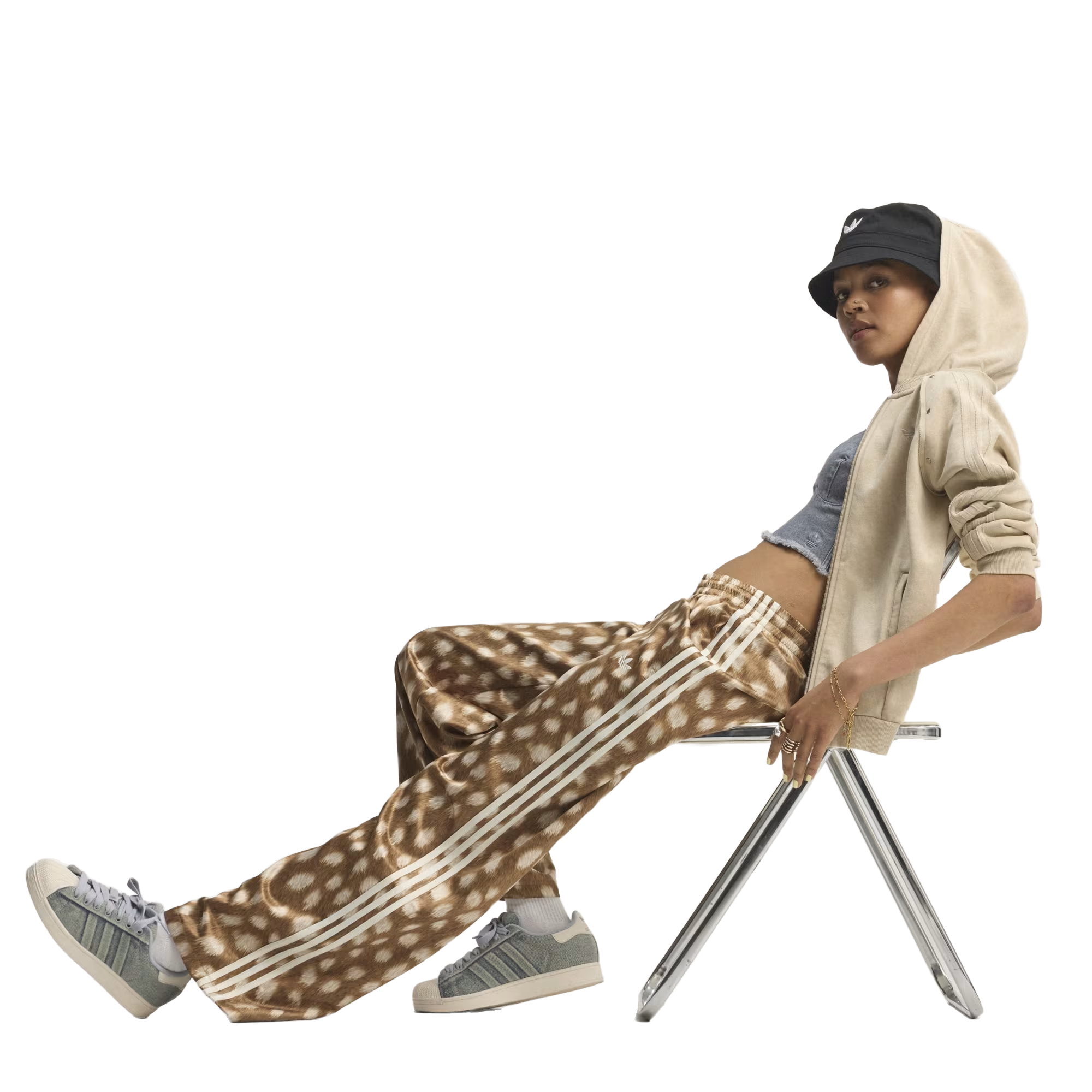 adidas Women's Animal Print Firebird Track Pant KT2144