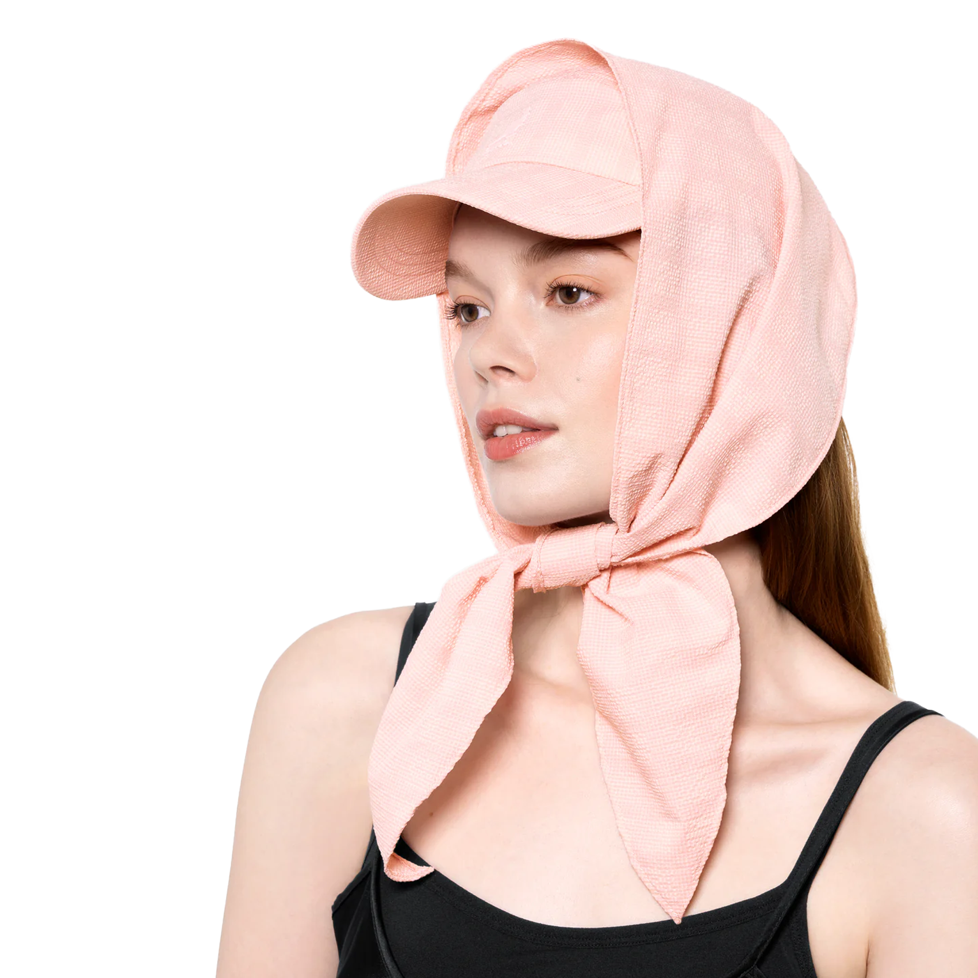 Kangol Seersucker Drape 5-Panel Pink
