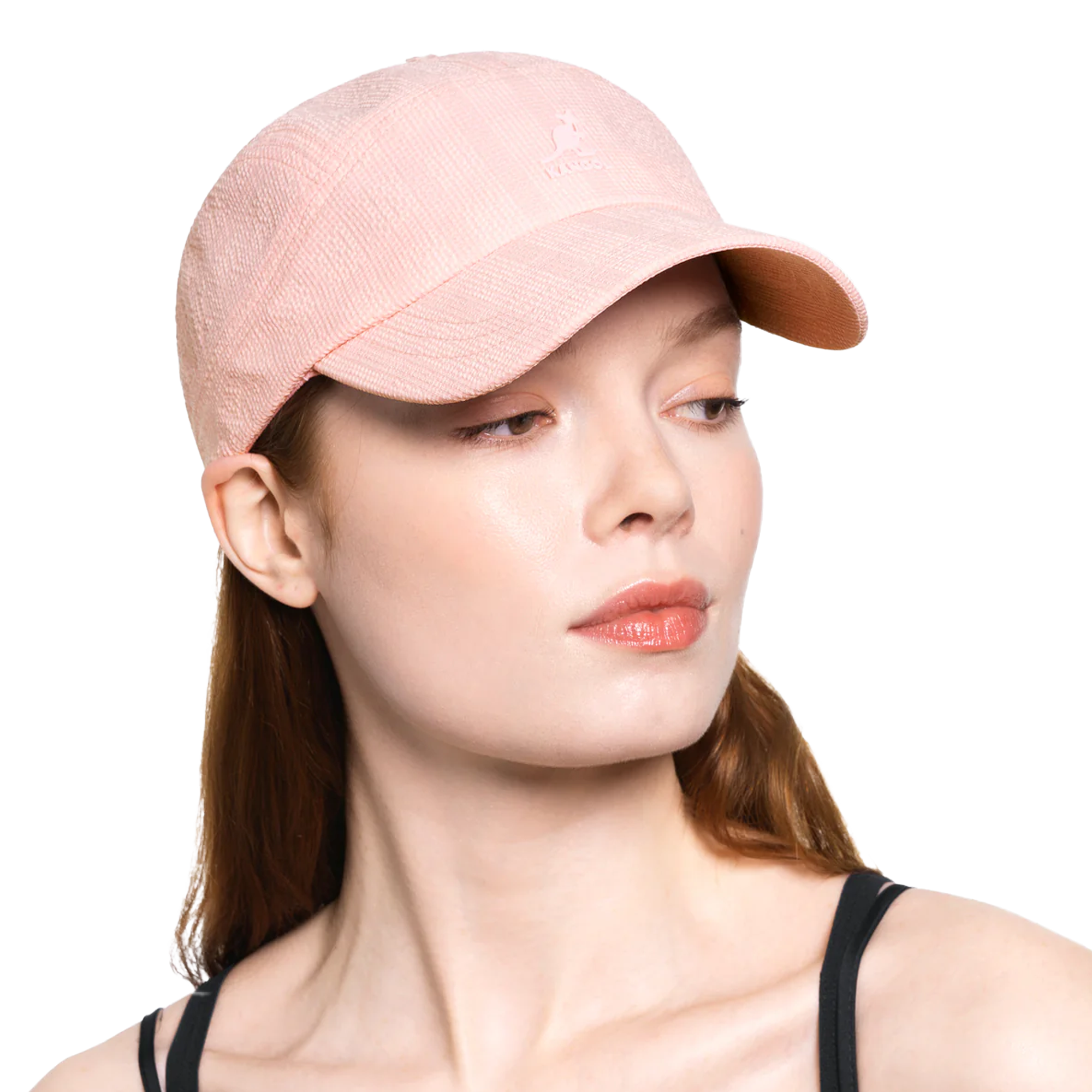 Kangol Seersucker Drape 5-Panel Pink