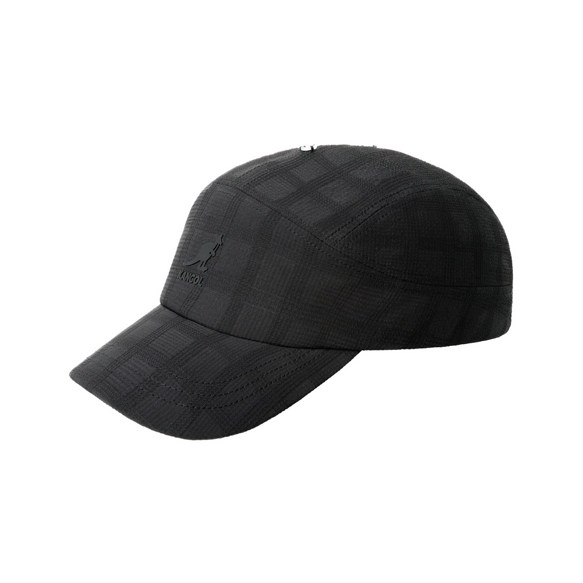 Kangol Seersucker Drape 5-Panel Black