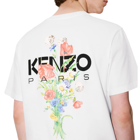 Kenzo GOTS Archive Bouquet Classic T-Shirt Off White FF65TS2604SG.02