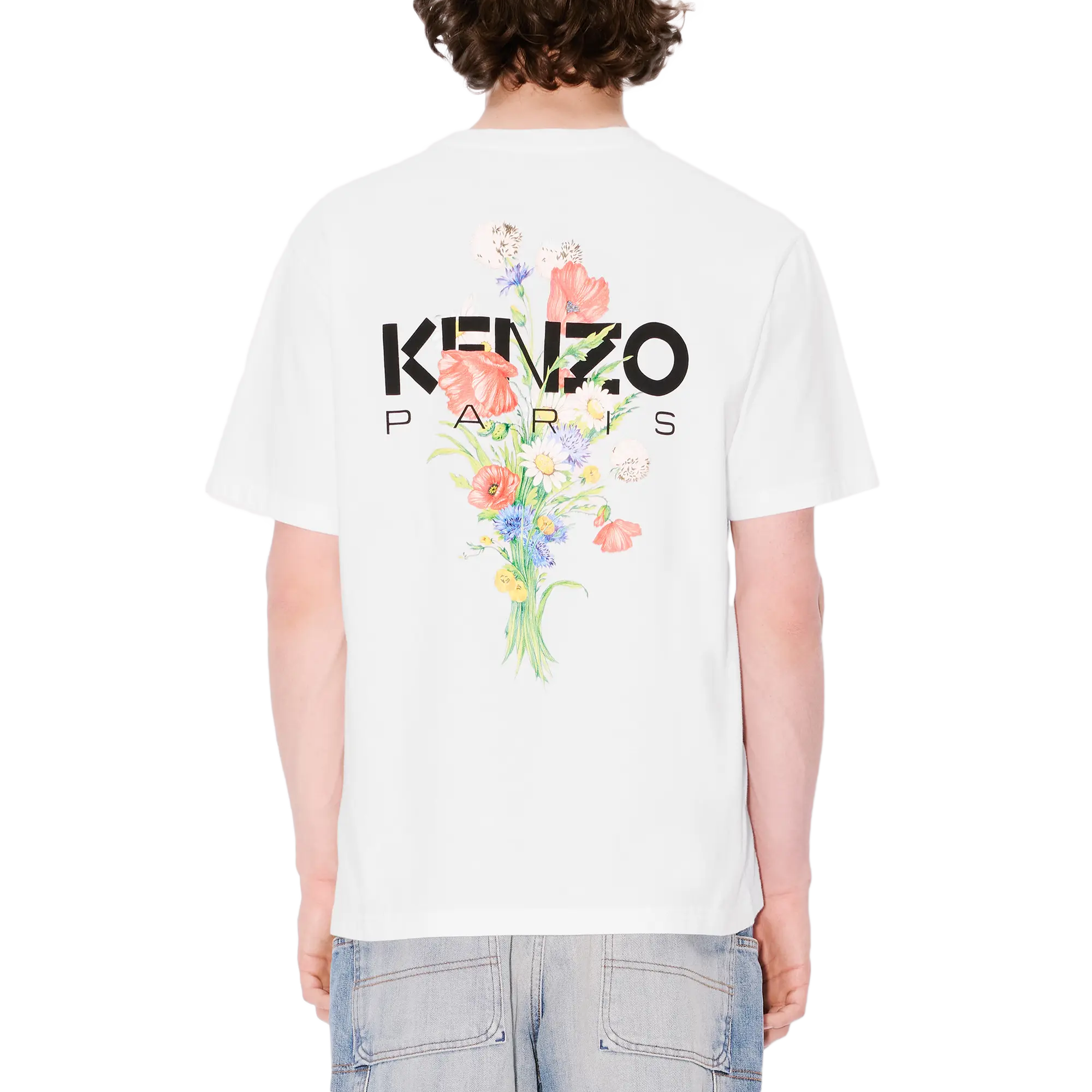 Kenzo GOTS Archive Bouquet Classic T-Shirt Off White FF65TS2604SG.02