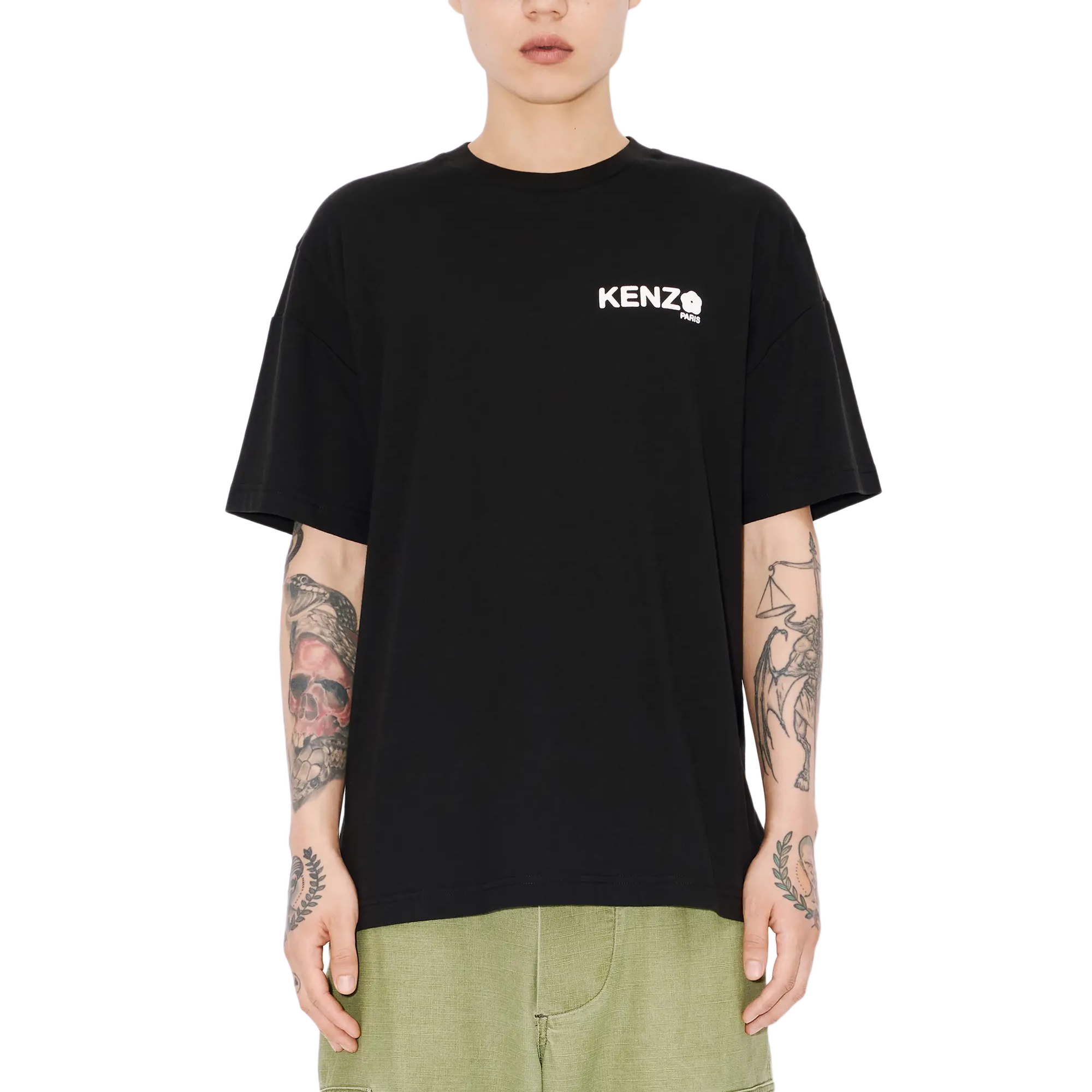 Kenzo GOTS Boke Flower 2.0 Classic T-Shirt Black FF55TS4894SG.99J