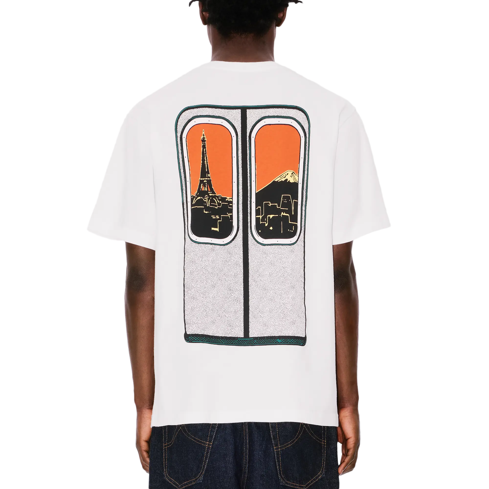 Kenzo GOTS City Oversize T-Shirt Off White FF65TS4524SG.02