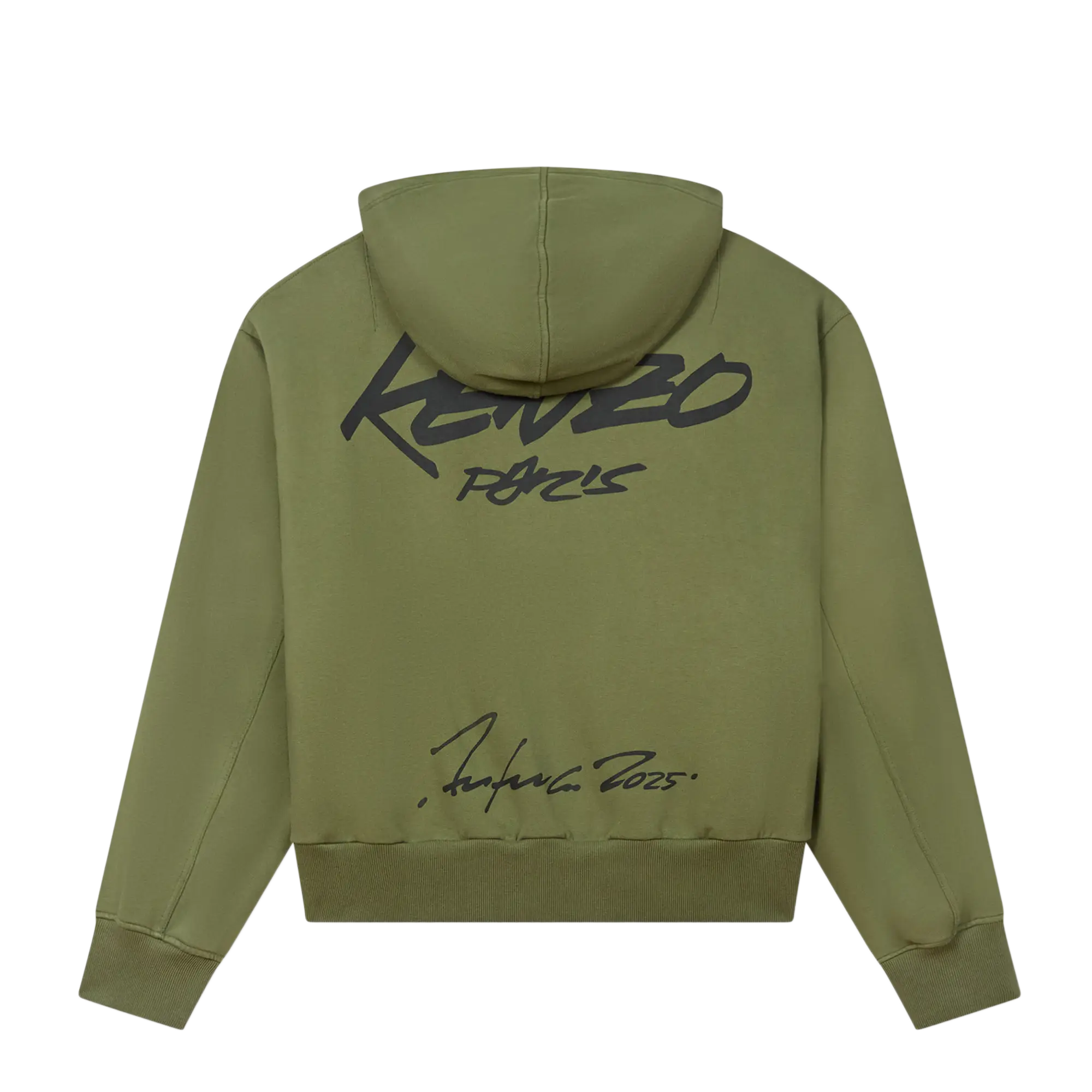 Kenzo GOTS Futura Boxy Full-Zip Khaki FF65HO5514MT.50