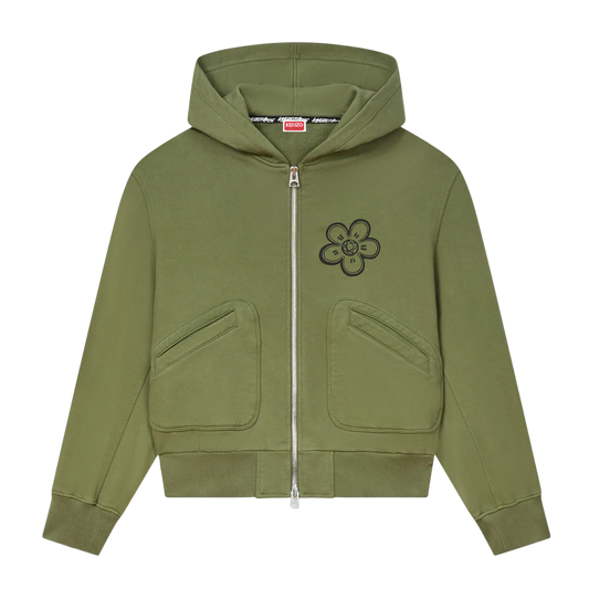 Kenzo GOTS Futura Boxy Full-Zip Khaki FF65HO5514MT.50