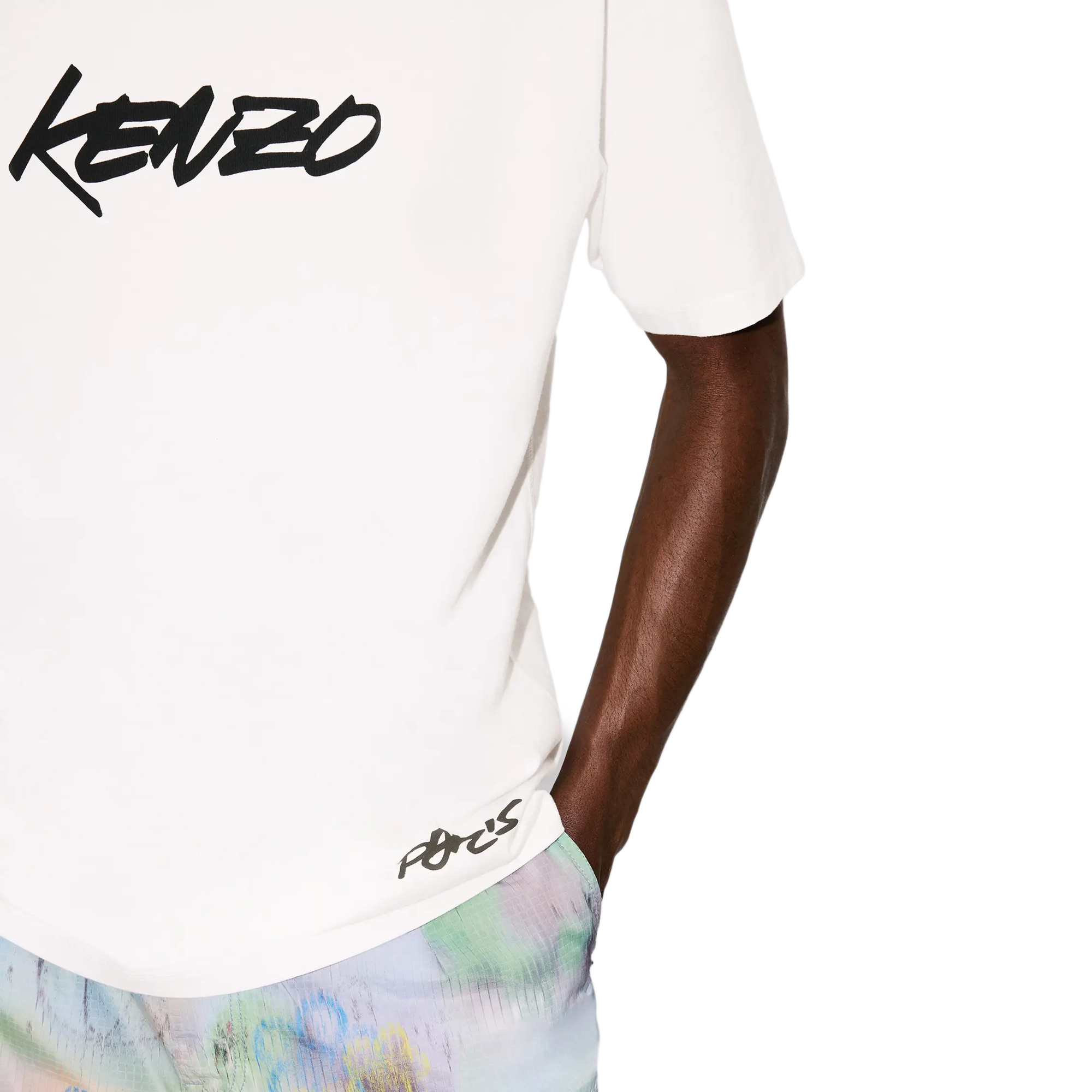 Kenzo GOTS Futura Classic T-Shirt Off White FF65TS2524SG.02