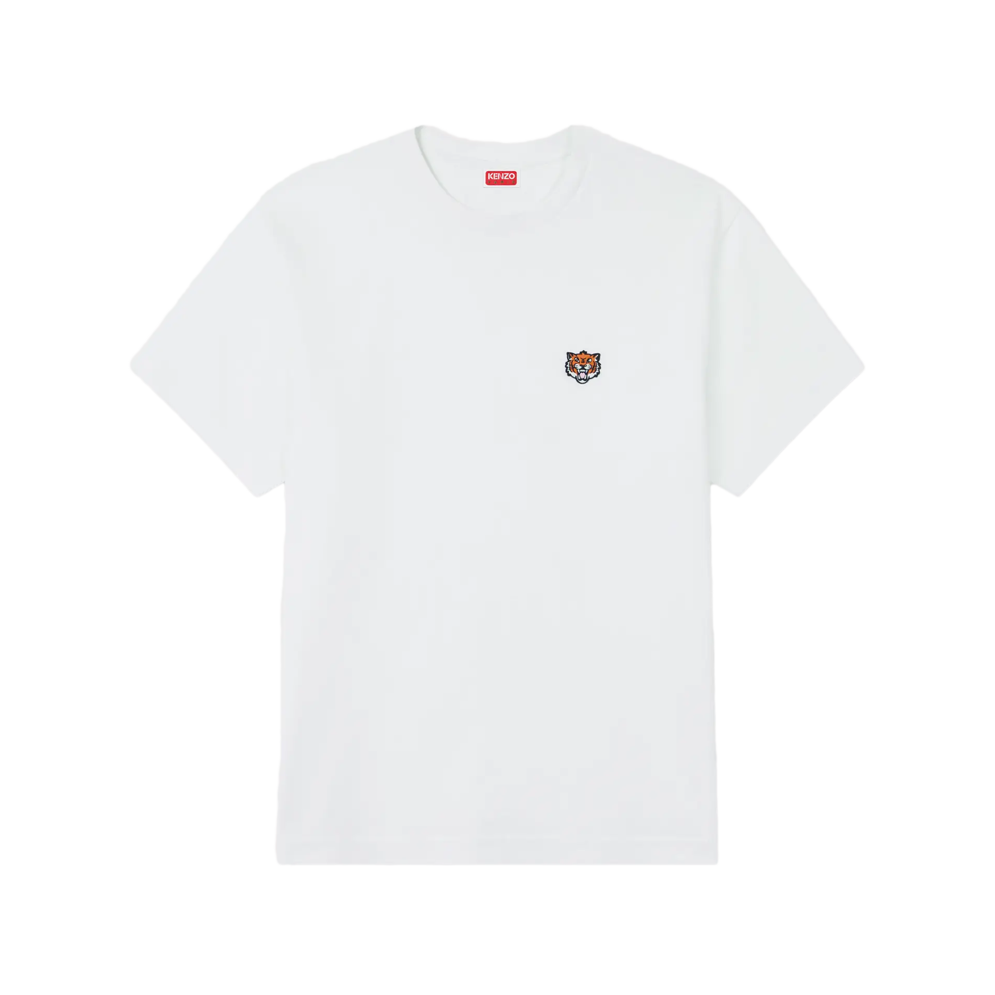 Kenzo GOTS Happy Tiger Embroidered Shirt Off White FF55TS5274SG.02