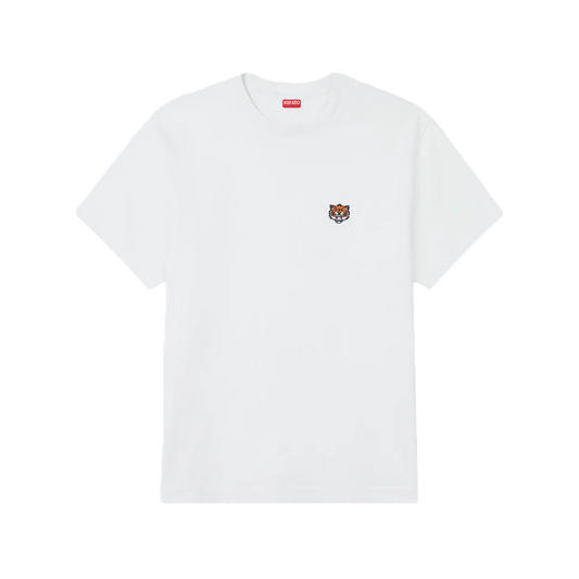 Kenzo GOTS Happy Tiger Embroidered Shirt Off White FF55TS5274SG.02