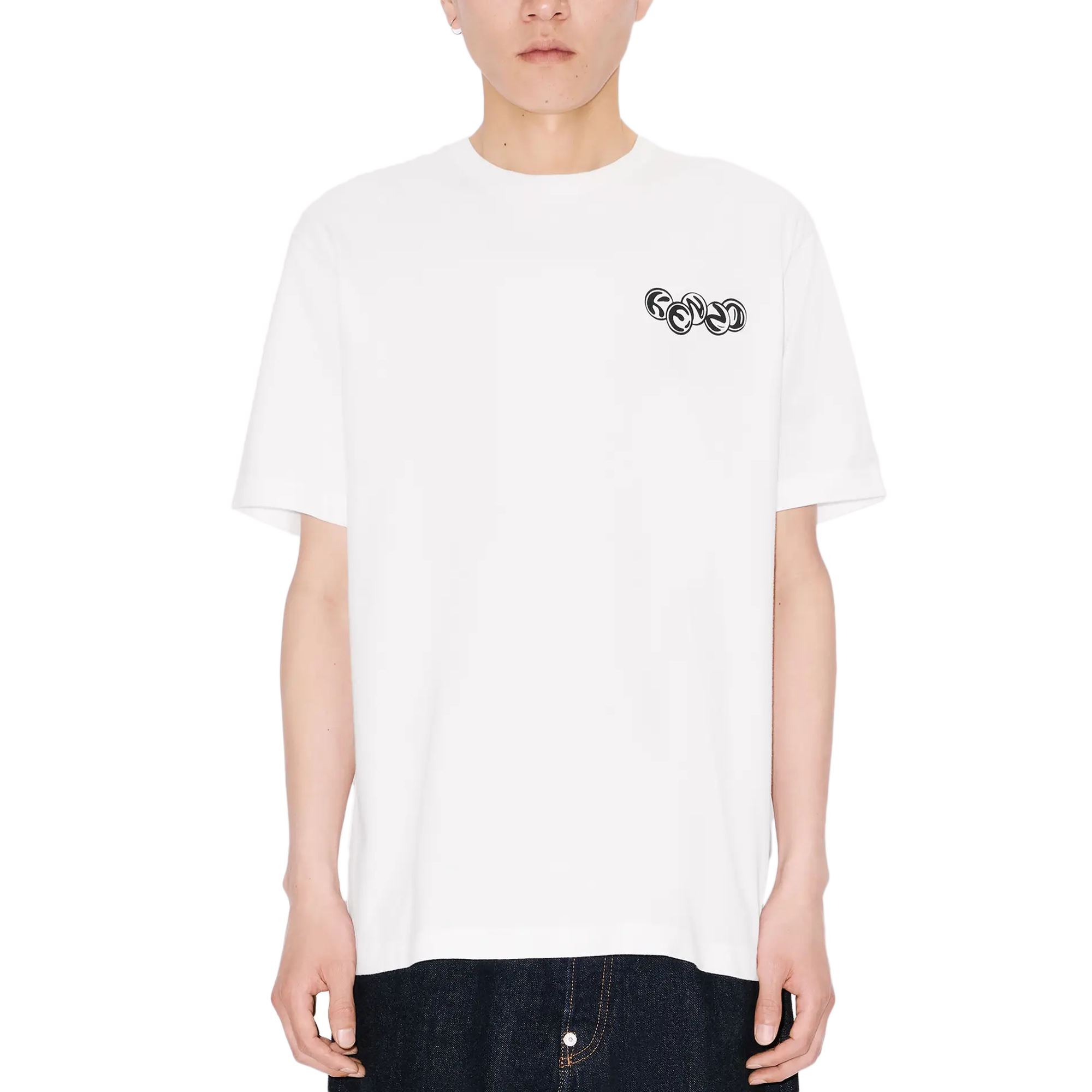 Kenzo GOTS Pachinko Classic T-Shirt Off White FF65TS2624SG.02