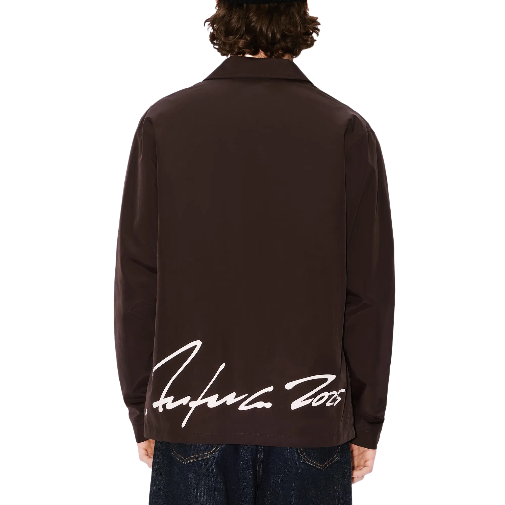 Kenzo Kenzo Futura Light Coach Jacket Chocolate FF65BL0619NT.91