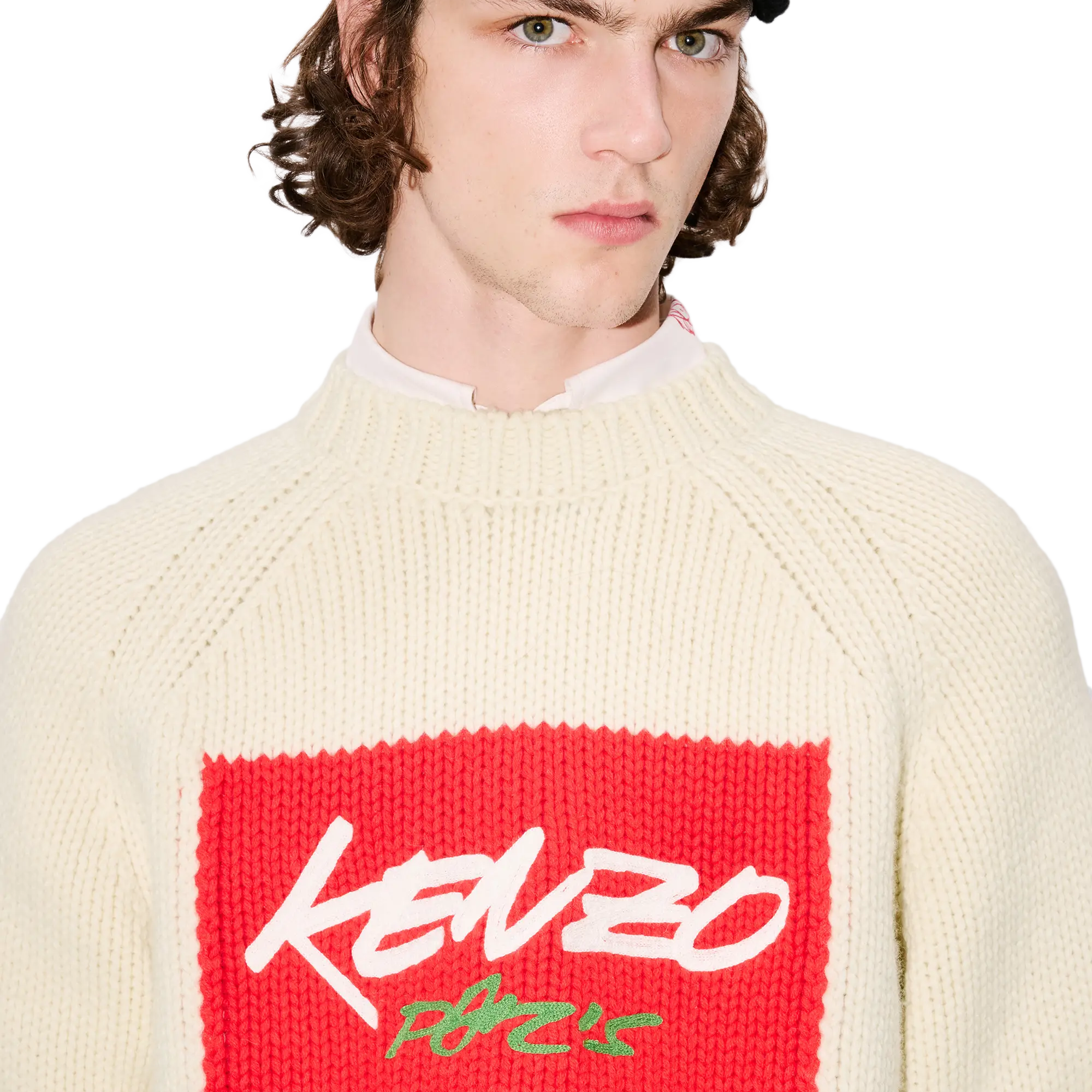 Kenzo RWS Futura Jumper Off White FF65PU7573CT.02