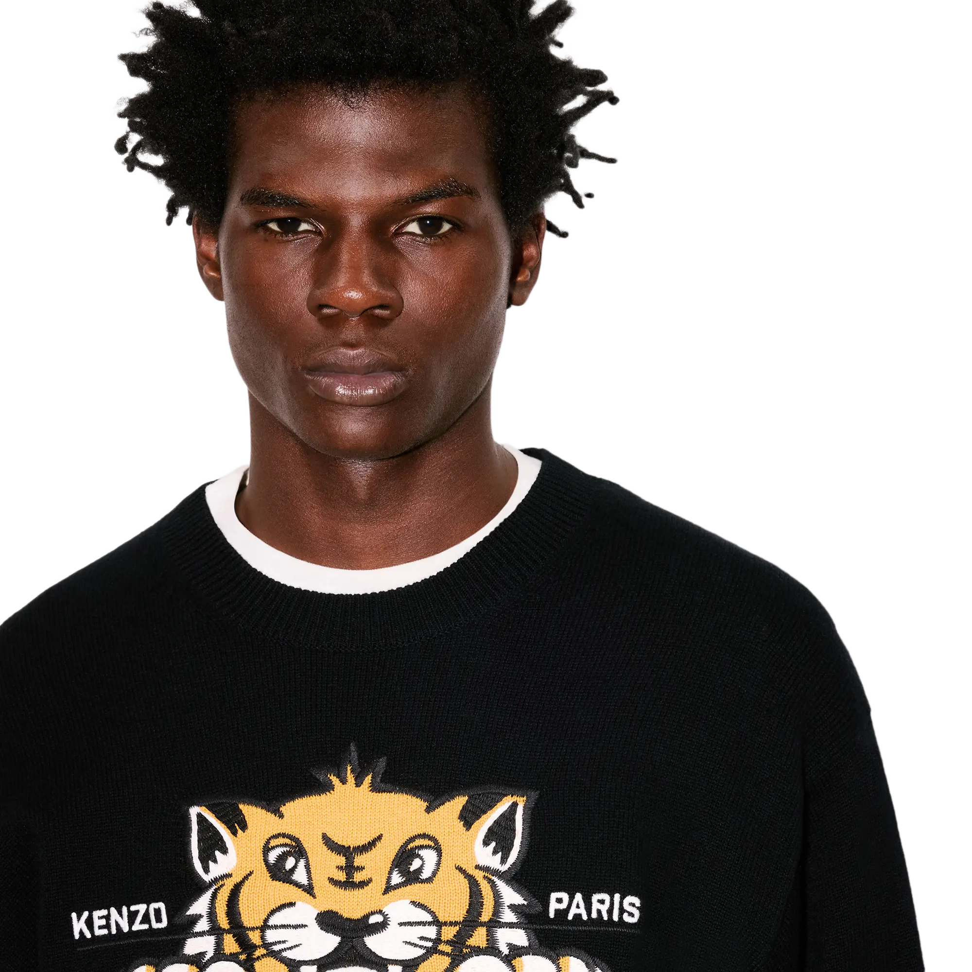 Kenzo RWS Happy Tiger Jumper Black FF65PU7503LI.99J