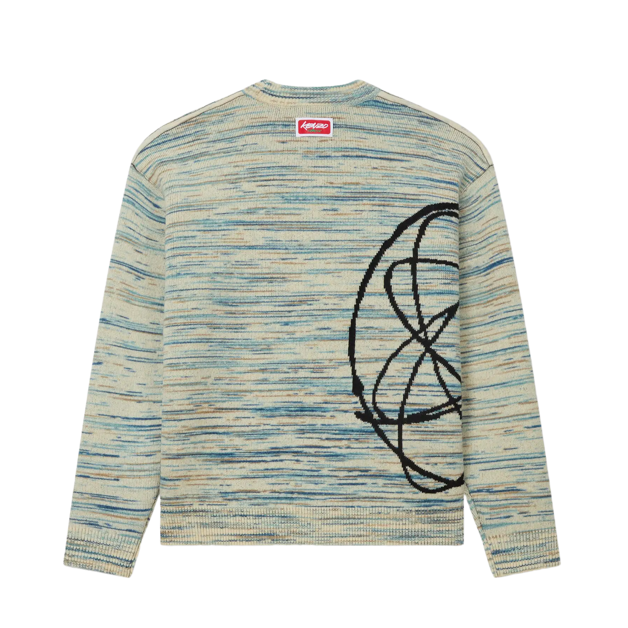 Kenzo RWS Reversible Kenzo Futura Jumper Off White FF65PU7513CJ.02