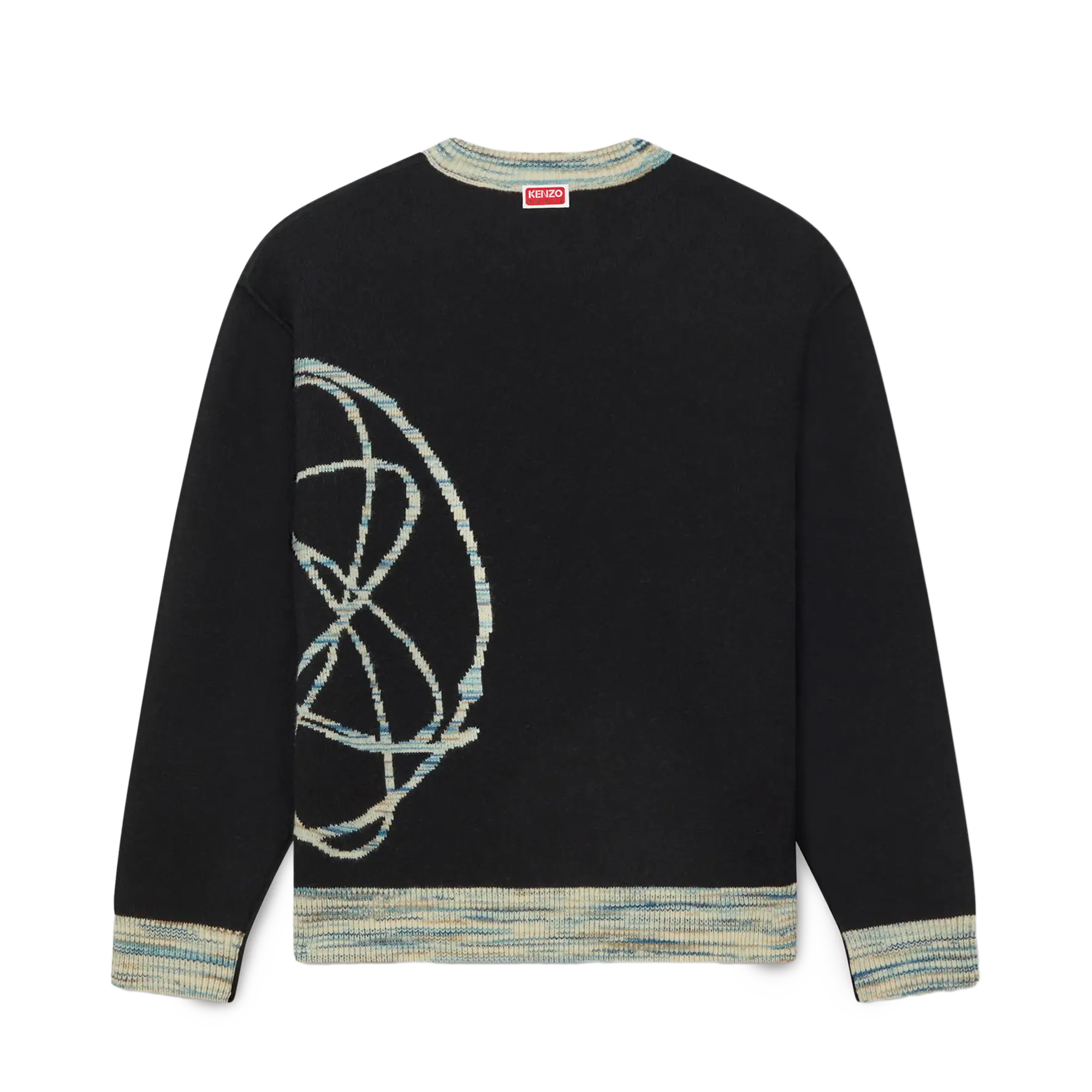 Kenzo RWS Reversible Kenzo Futura Jumper Off White FF65PU7513CJ.02