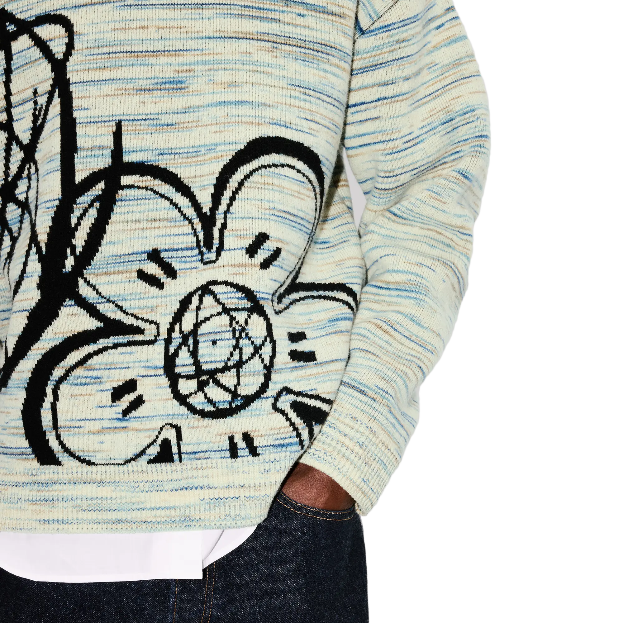 Kenzo RWS Reversible Kenzo Futura Jumper Off White FF65PU7513CJ.02