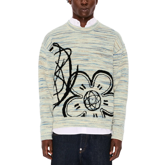 Kenzo RWS Reversible Kenzo Futura Jumper Off White FF65PU7513CJ.02