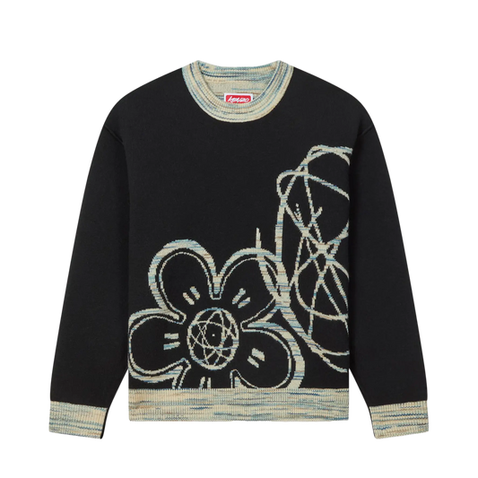 Kenzo RWS Reversible Kenzo Futura Jumper Off White FF65PU7513CJ.02