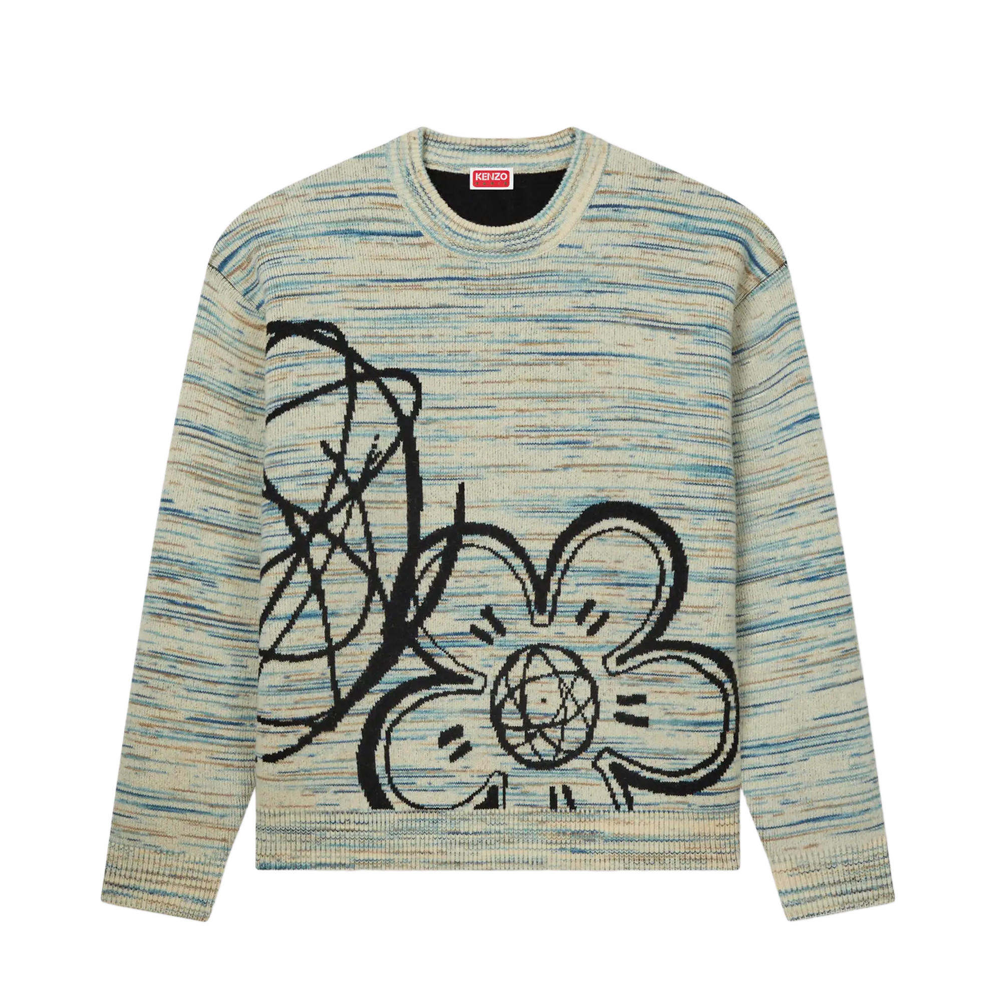 Kenzo RWS Reversible Kenzo Futura Jumper Off White FF65PU7513CJ.02