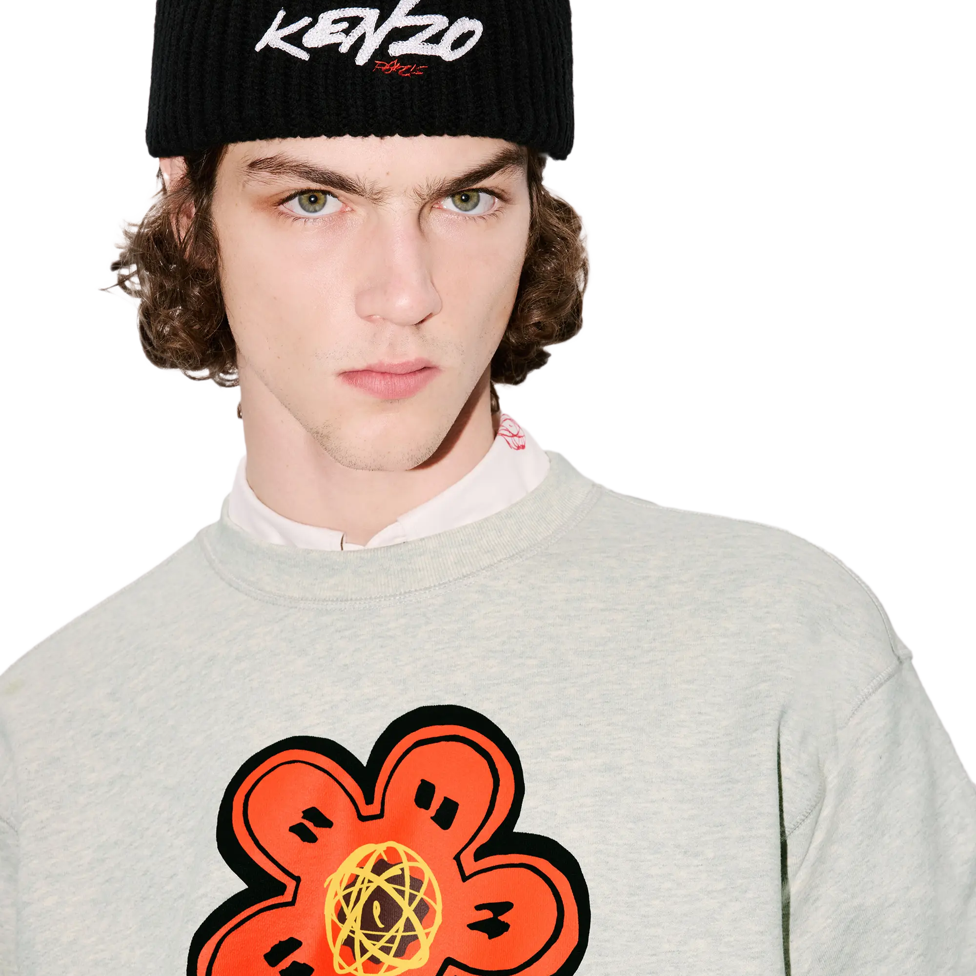 Kenzo Sweat Pale Grey FF65SW2524MC.93