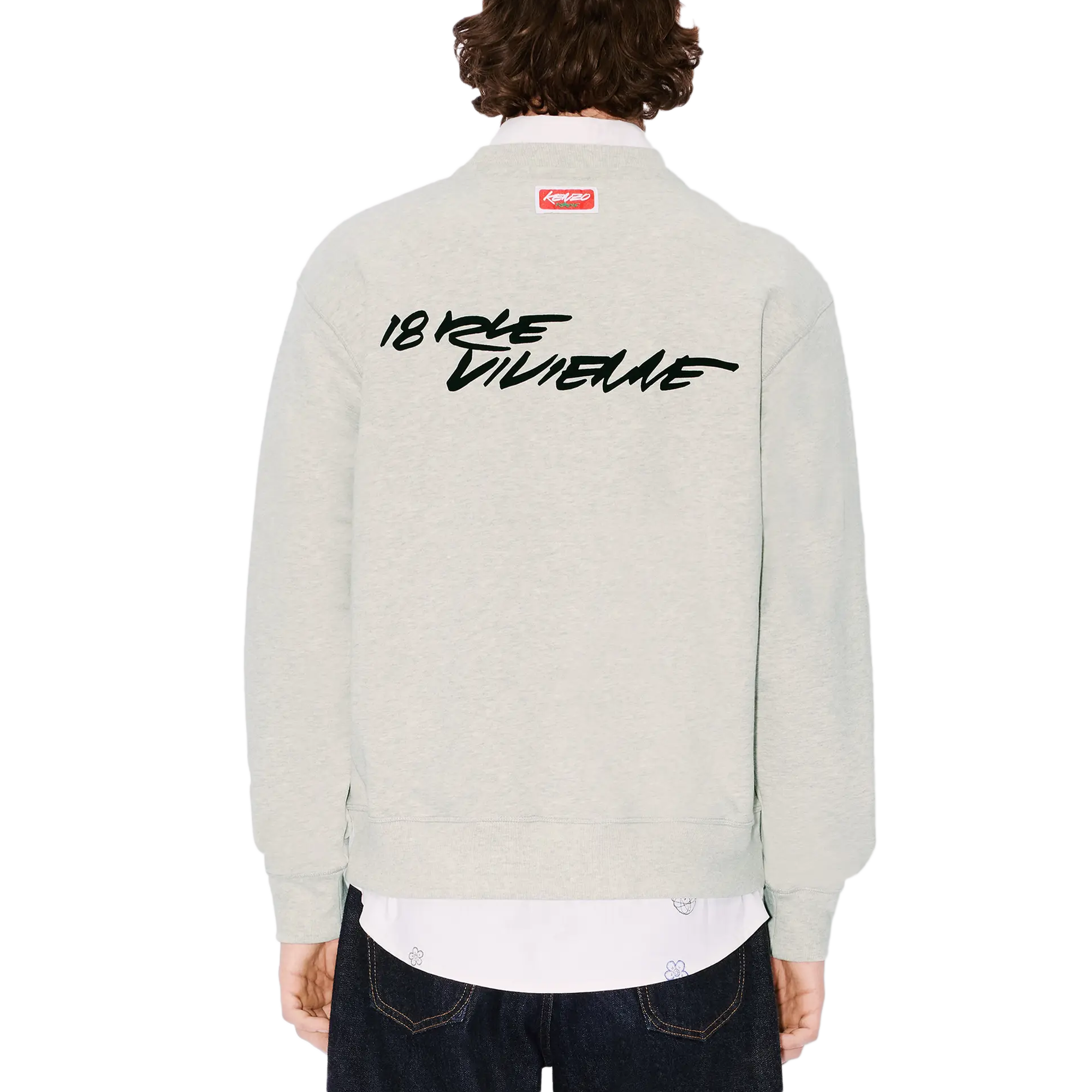 Kenzo Sweat Pale Grey FF65SW2524MC.93