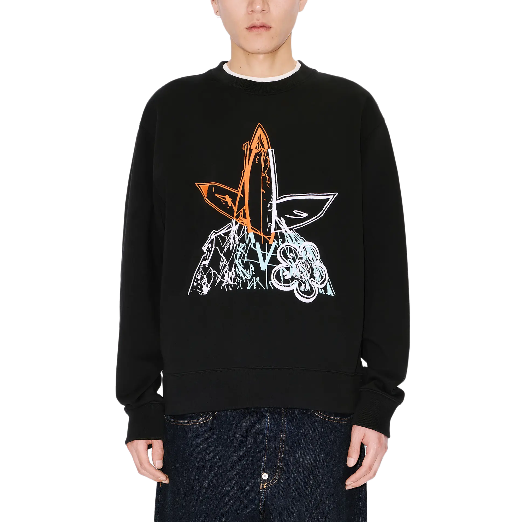 Kenzo x Futura 2000 Embroidered Sweatshirt Black