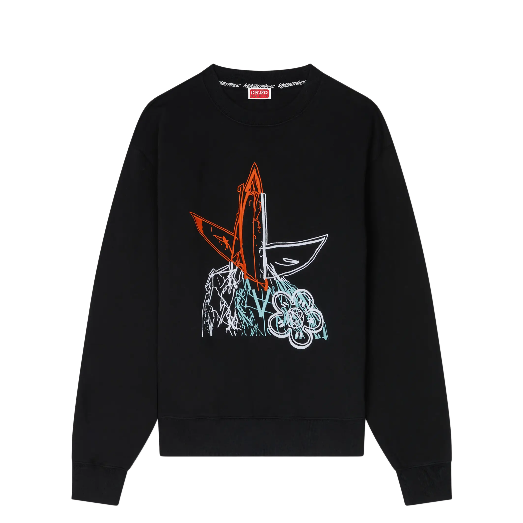 Kenzo x Futura 2000 Embroidered Sweatshirt Black