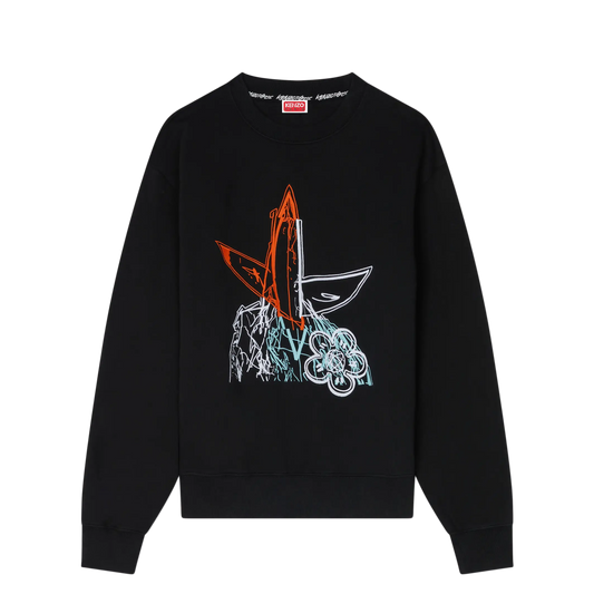 Kenzo x Futura 2000 Embroidered Sweatshirt Black