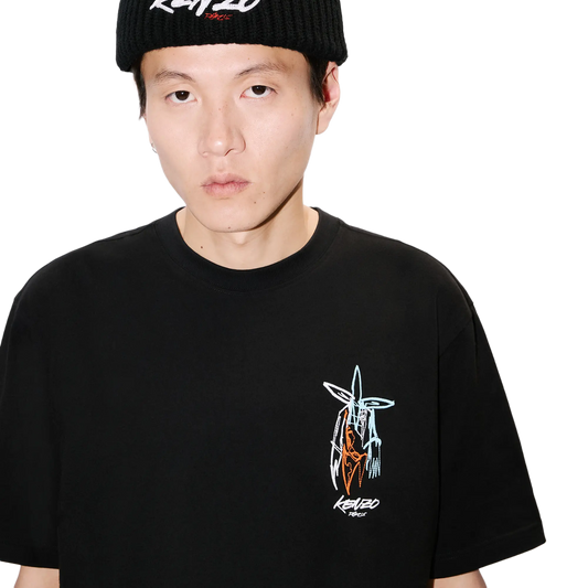 Kenzo x Futura 2000 Embroidered T-Shirt Black