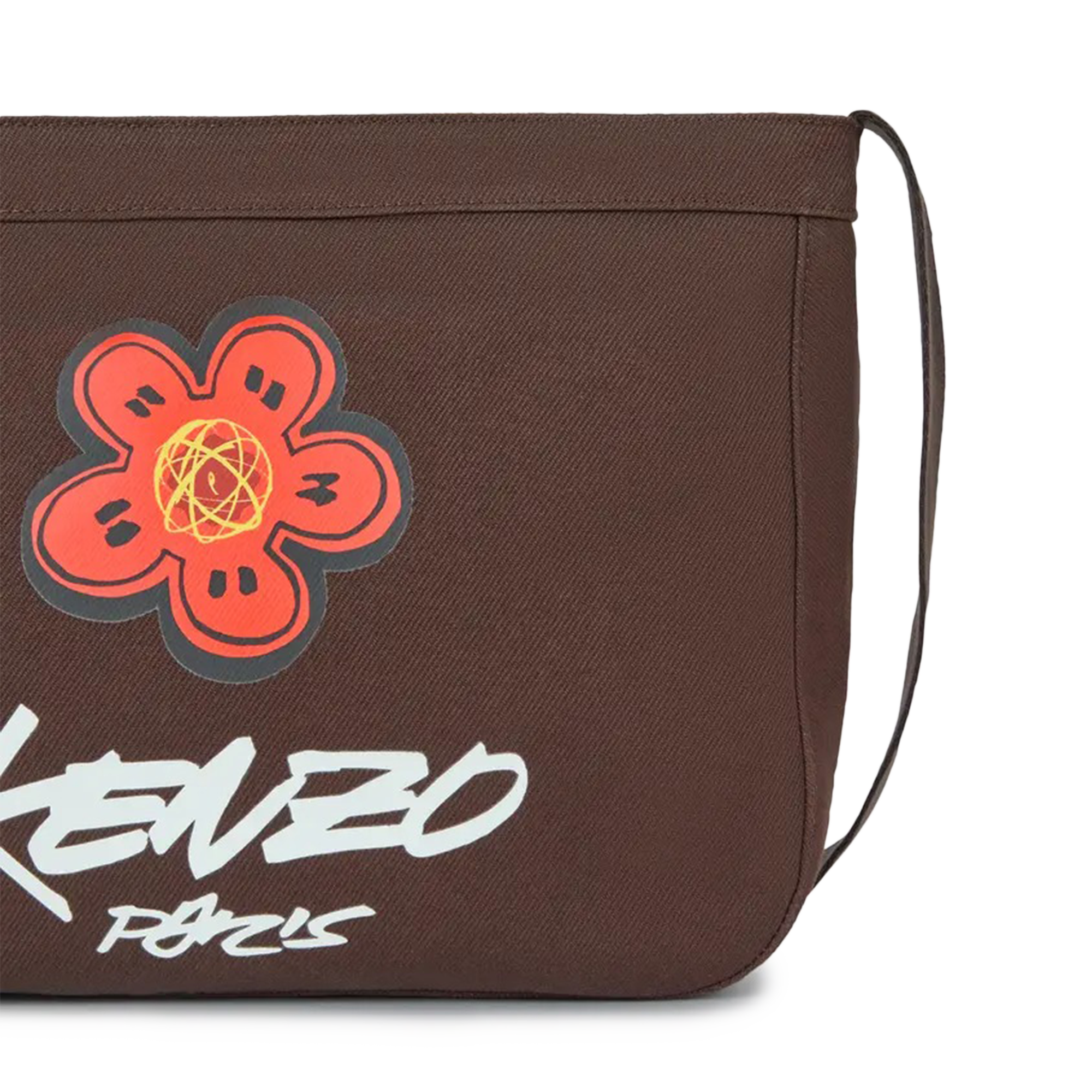 Kenzo x Futura 2000 Large Crossbody Bag Chocolate FF68SA919F36.91