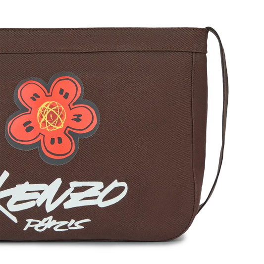 Kenzo x Futura 2000 Large Crossbody Bag Chocolate FF68SA919F36.91