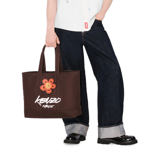Kenzo x Futura 2000 Large Tote Bag Chocolate FF68SA911F36.91