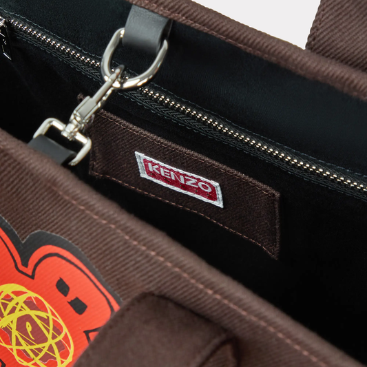 Kenzo x Futura 2000 Large Tote Bag Chocolate FF68SA911F36.91
