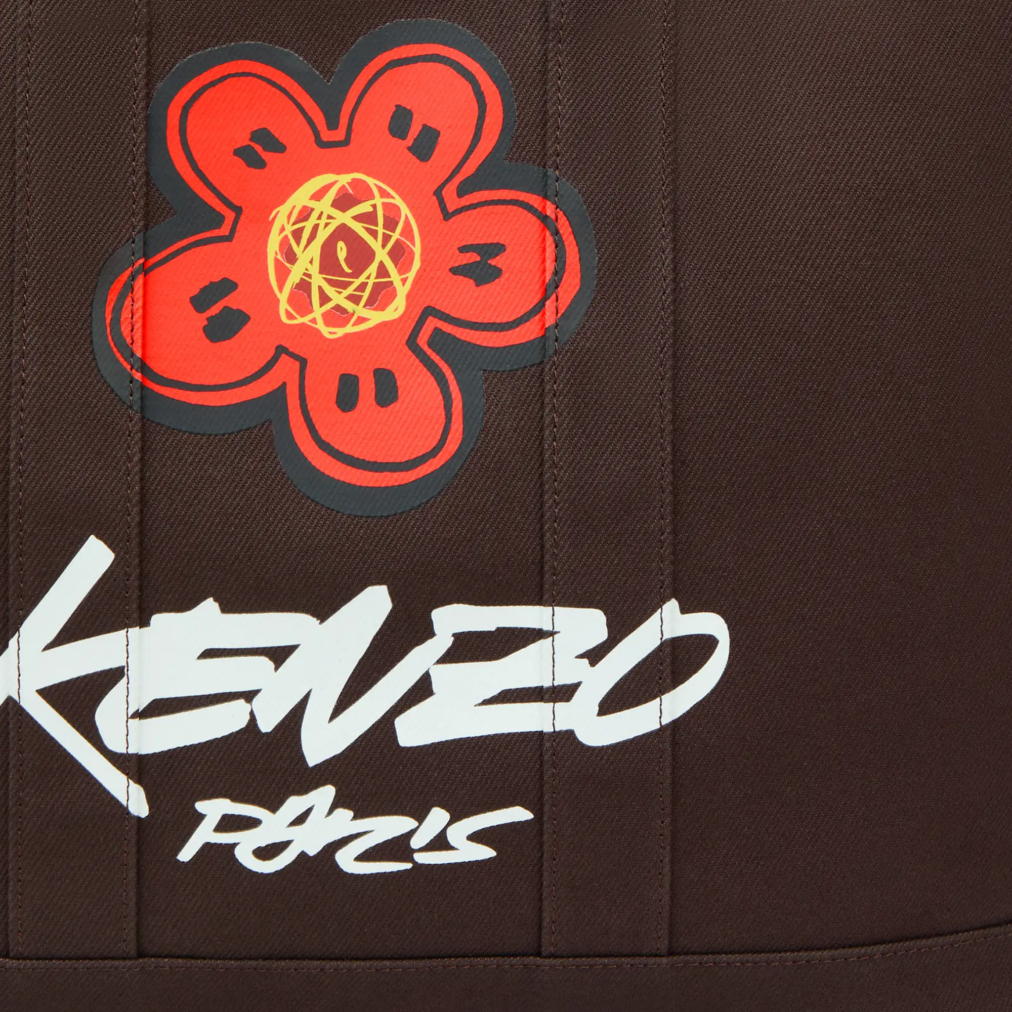 Kenzo x Futura 2000 Large Tote Bag Chocolate FF68SA911F36.91