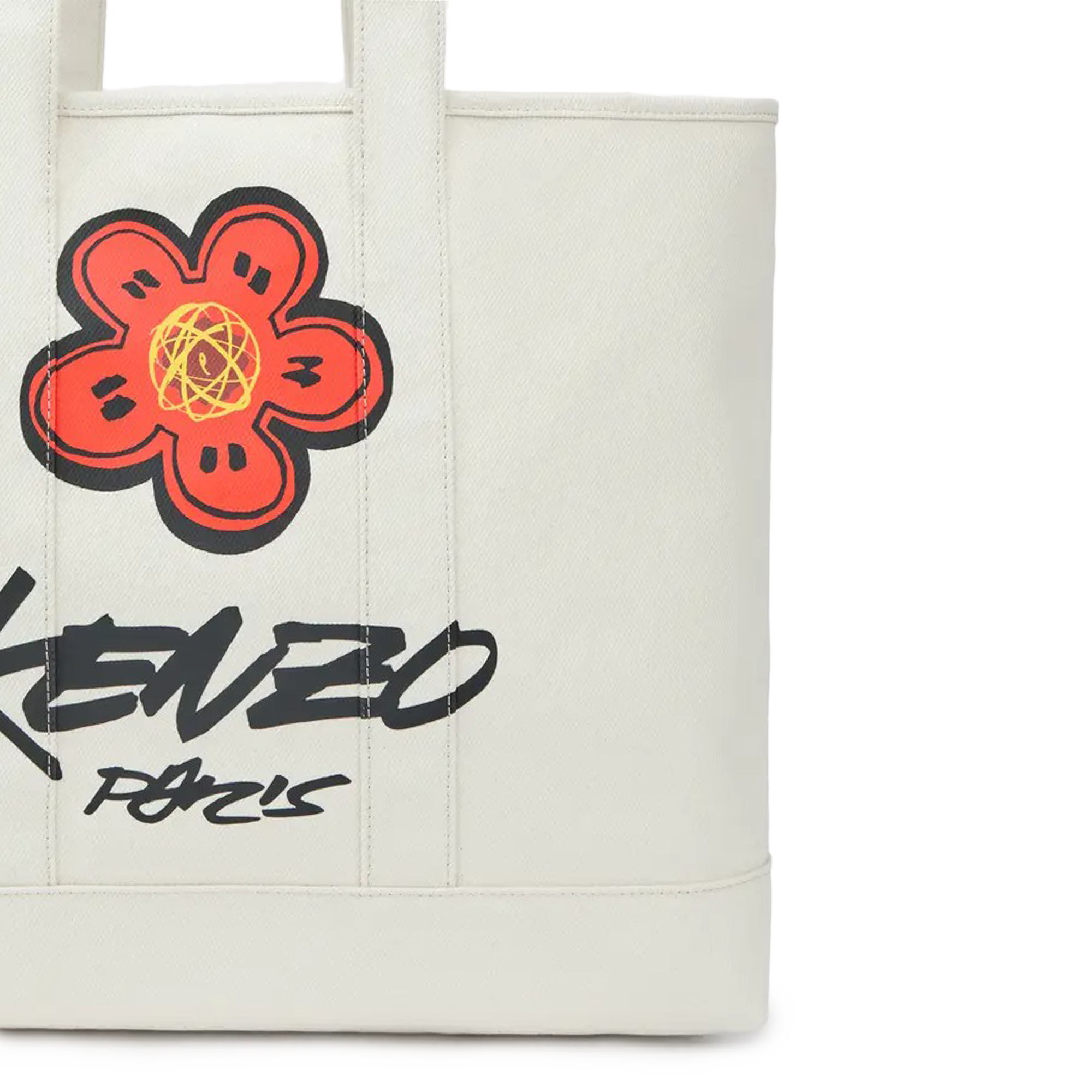 Kenzo x Futura 2000 Large Tote Bag Ecru FF68SA911F36.03