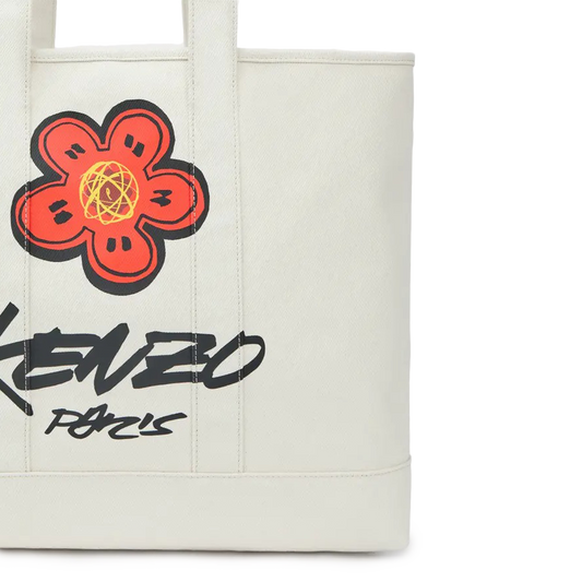 Kenzo x Futura 2000 Large Tote Bag Ecru FF68SA911F36.03