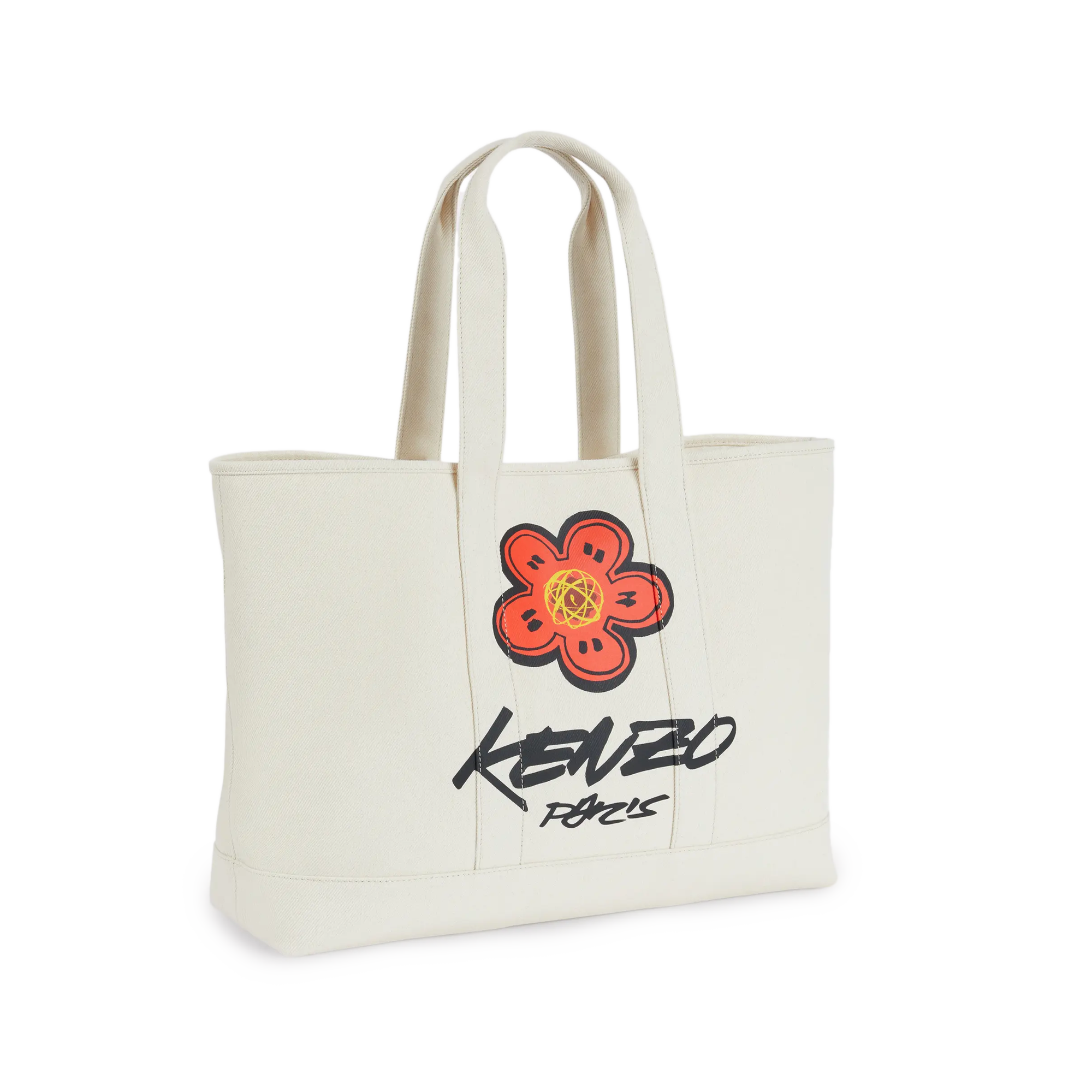 Kenzo x Futura 2000 Large Tote Bag Ecru FF68SA911F36.03