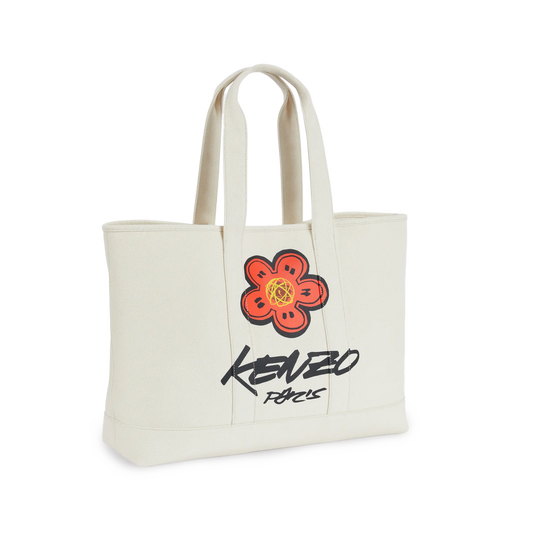 Kenzo x Futura 2000 Large Tote Bag Ecru FF68SA911F36.03