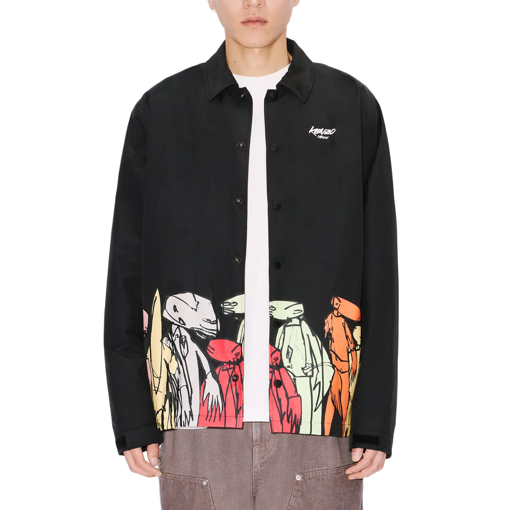 Kenzo x Futura 2000 Padded Coach Jacket Black