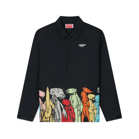 Kenzo x Futura 2000 Padded Coach Jacket Black