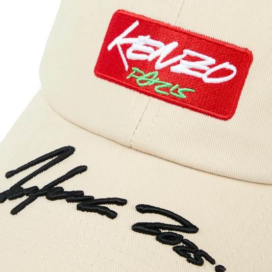 Kenzo x Futura 2000 Signed Embroidered Cap Beige FF68AC301F44.11
