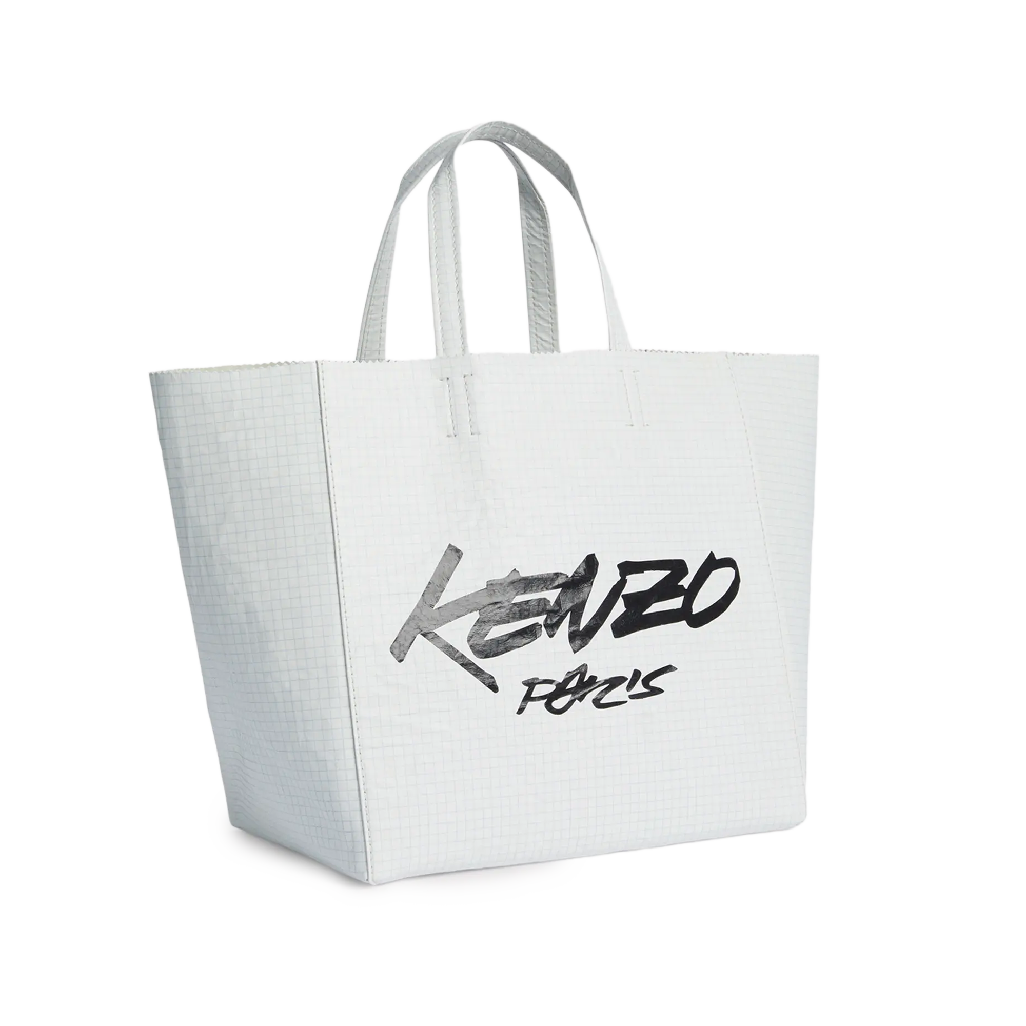 Kenzo x Futura 2000 Small Shopper Tote Bag White FF62SA110L07.01