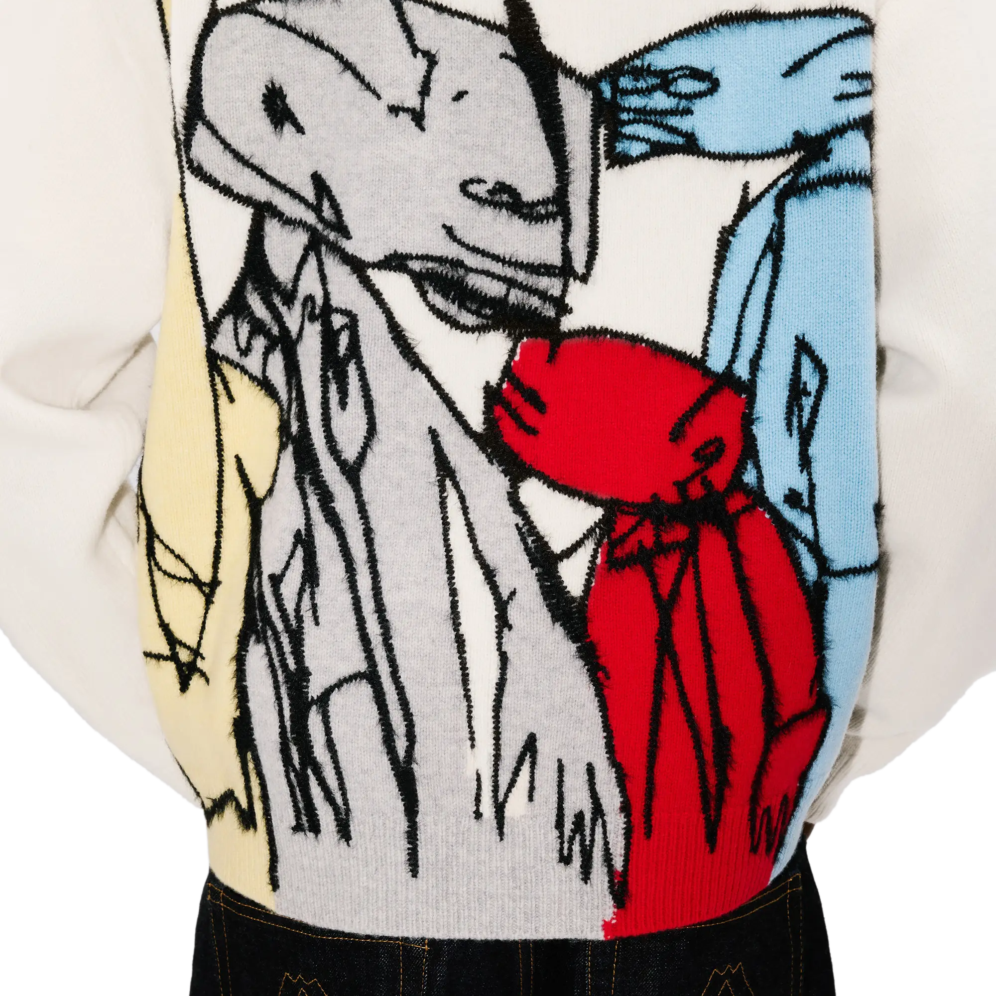 Kenzo x Futura 2000 Wool Cardigan Off White