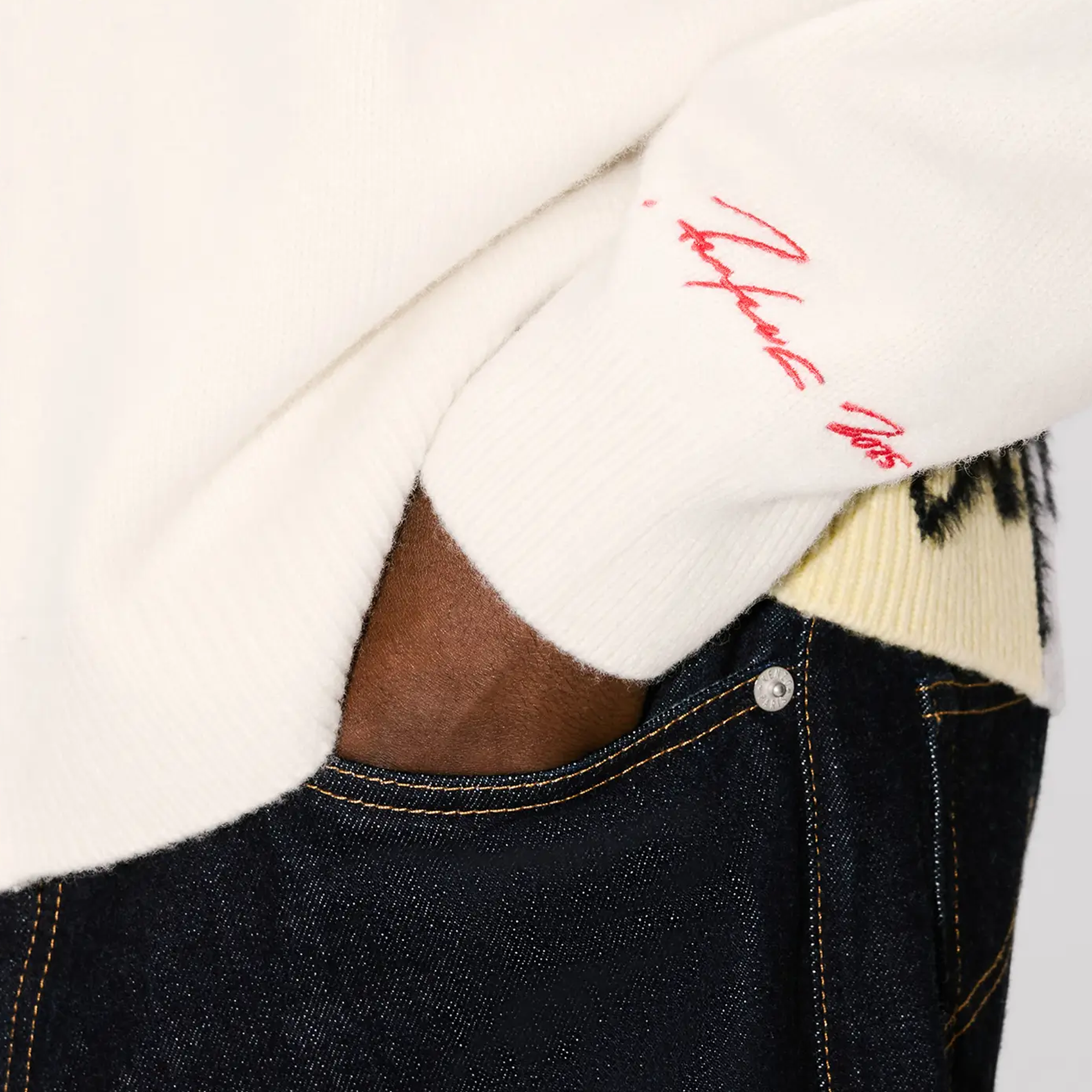 Kenzo x Futura 2000 Wool Cardigan Off White